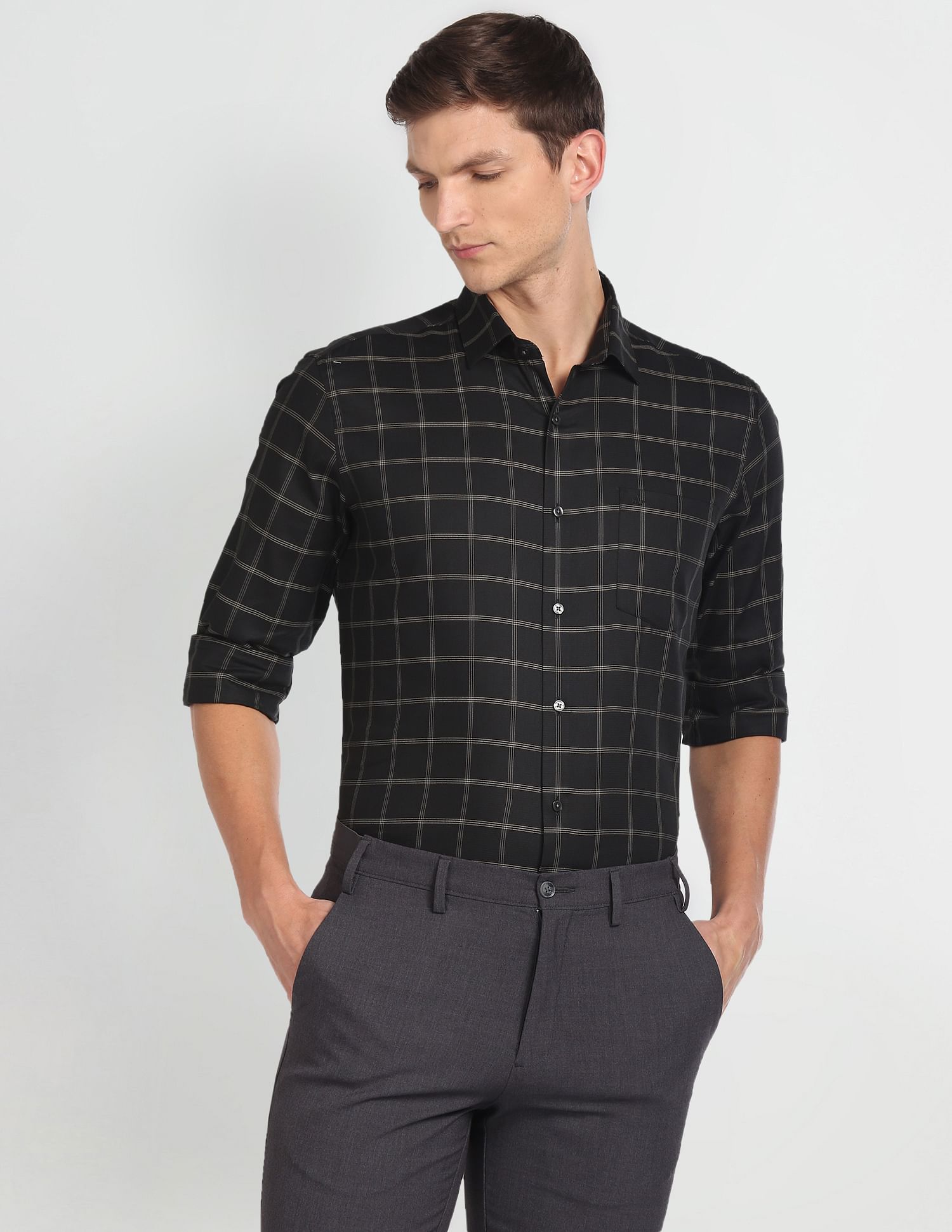 Arrow Tartan Check Cotton Shirt