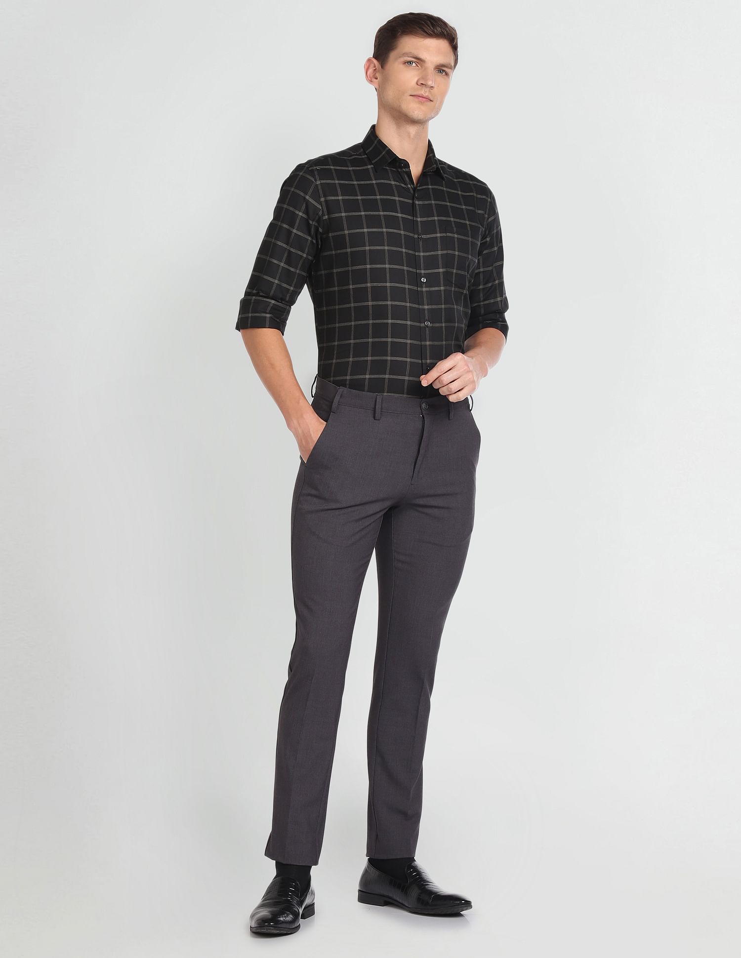 Arrow Tartan Check Cotton Shirt