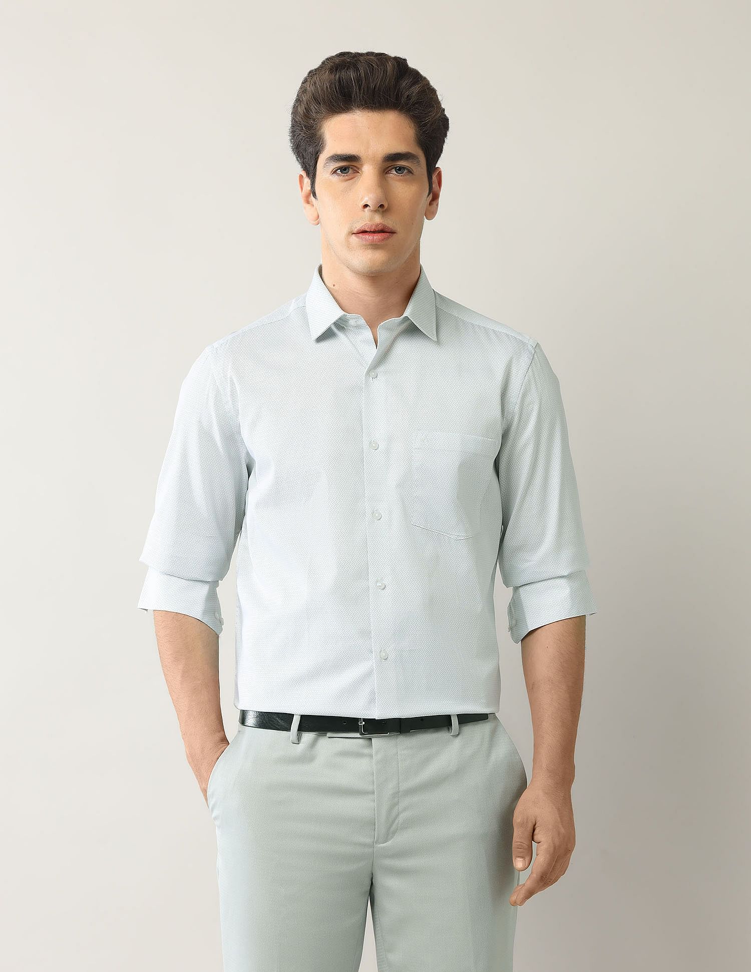 Arrow Liberty Classic Fit Geometric Printed Shirt