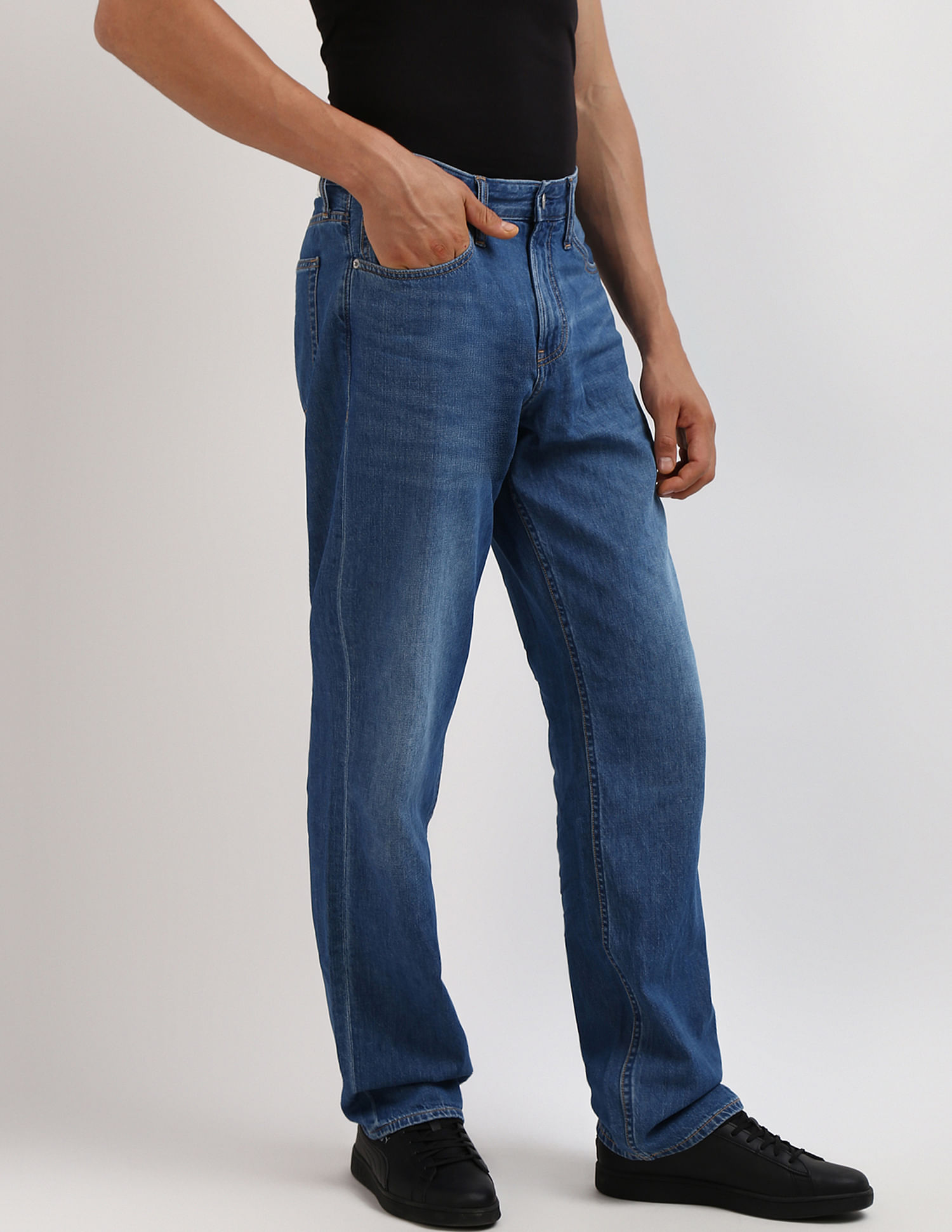 Buy Calvin Klein Mid Rise 90s Straight Jeans NNNOW