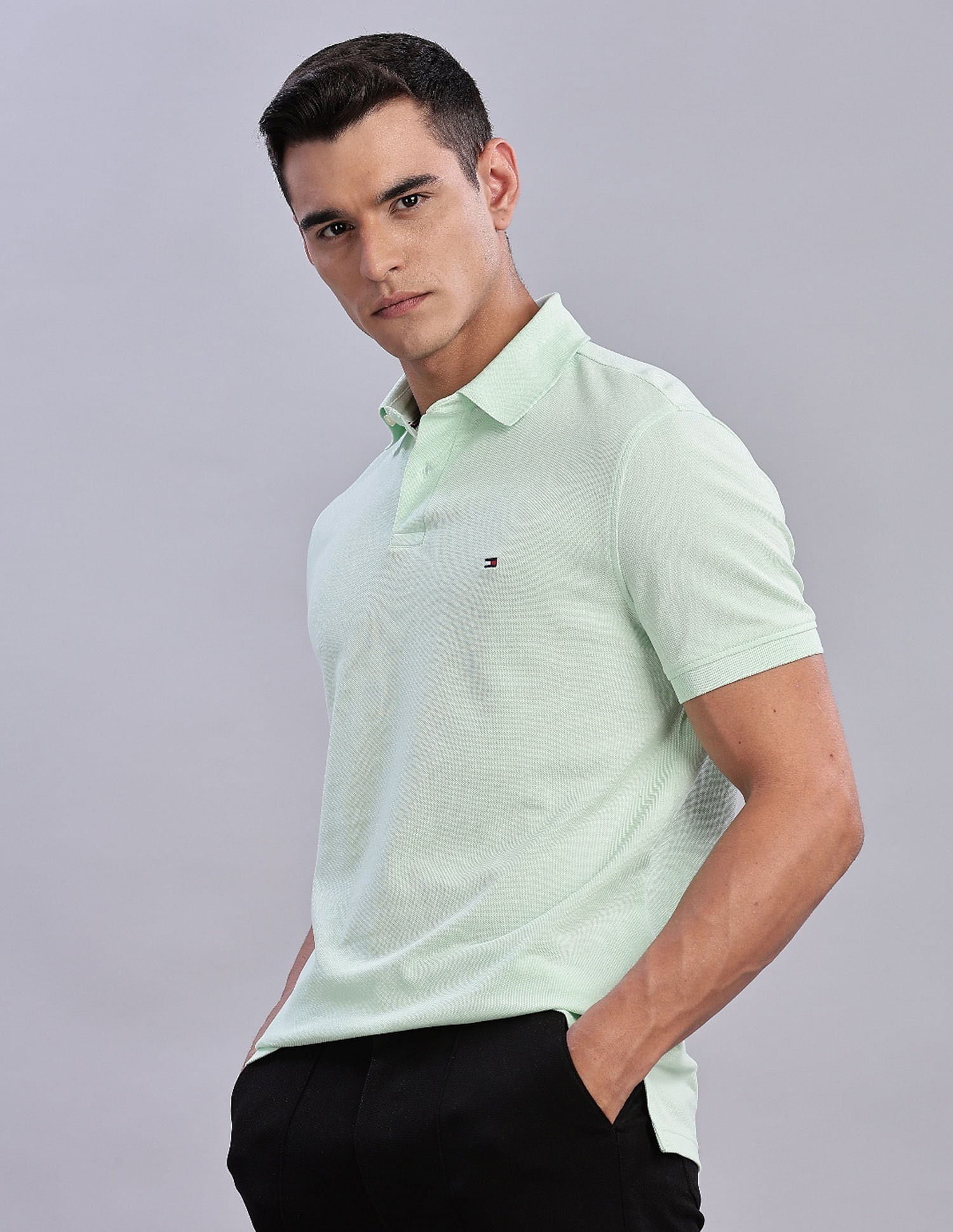 Tommy Hilfiger Solid Regular-Fit Cotton T-Shirt