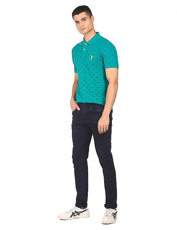 U.S. Polo Assn. Pique Printed Polo Shirt