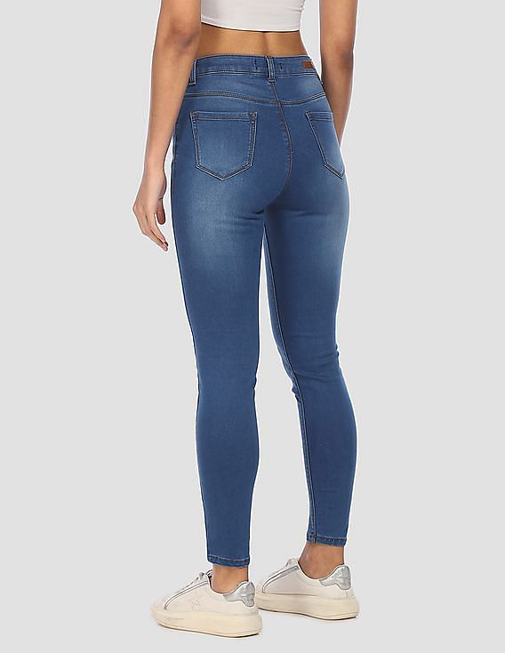 Flying Machine Women High Rise Veronica Skinny Fit Jeans