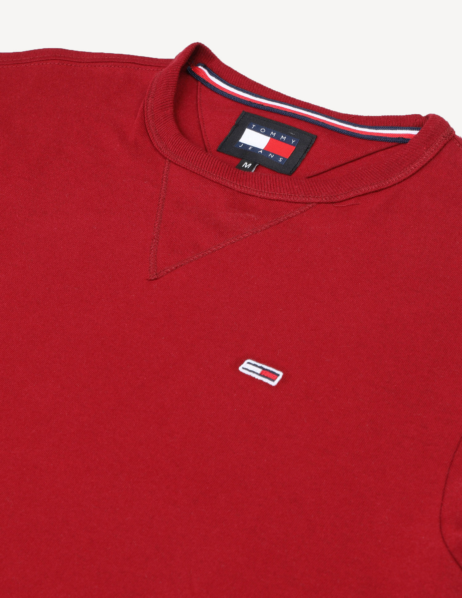 Tommy Hilfiger Slim Fit Solid Cotton T-Shirt