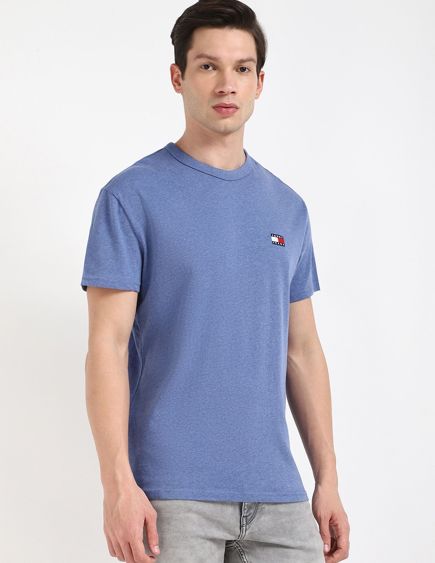 Tommy Hilfiger Logo Solid Regular-Fit Cotton T-Shirt