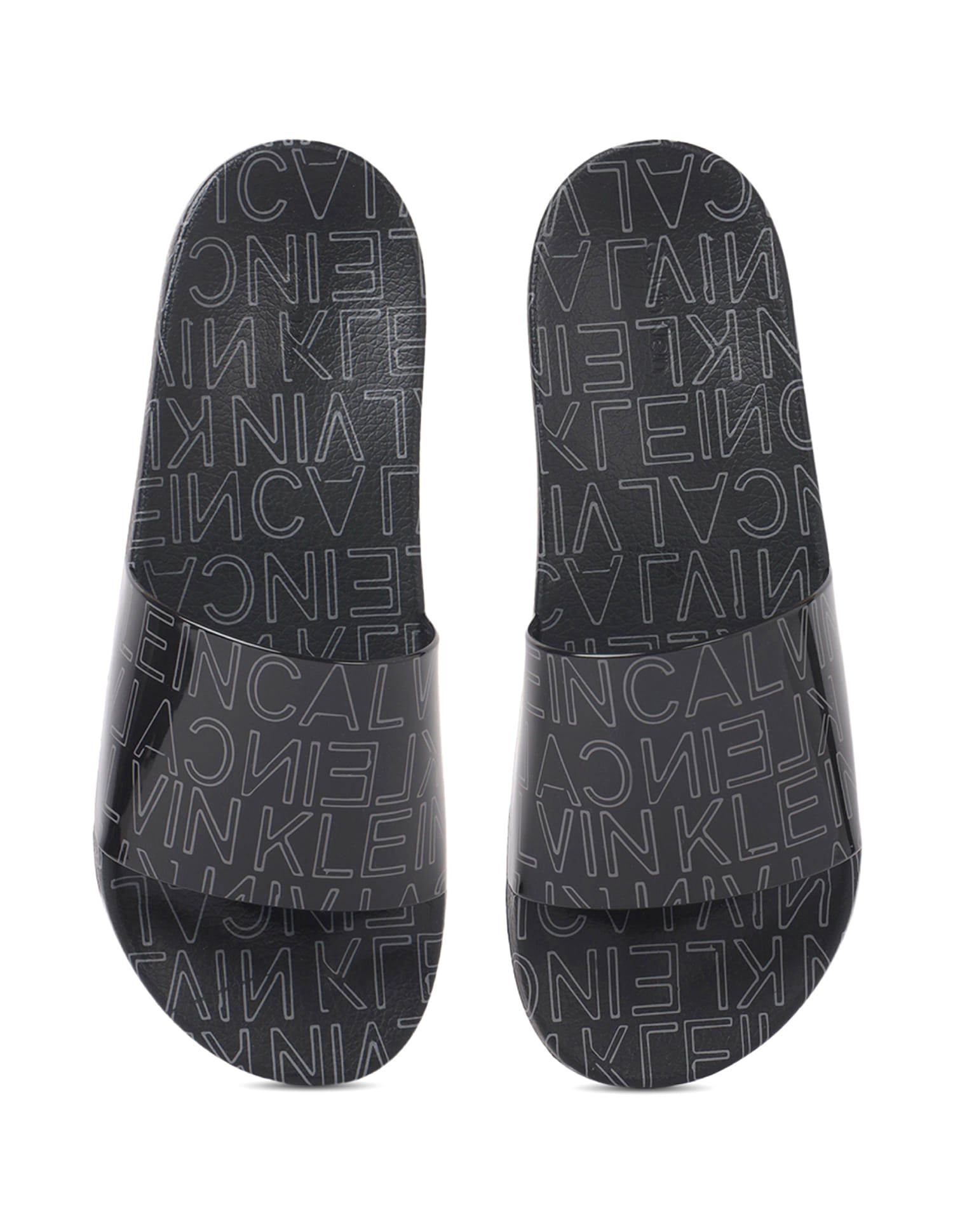 Buy Calvin Klein Men Brand Print Pool Slides