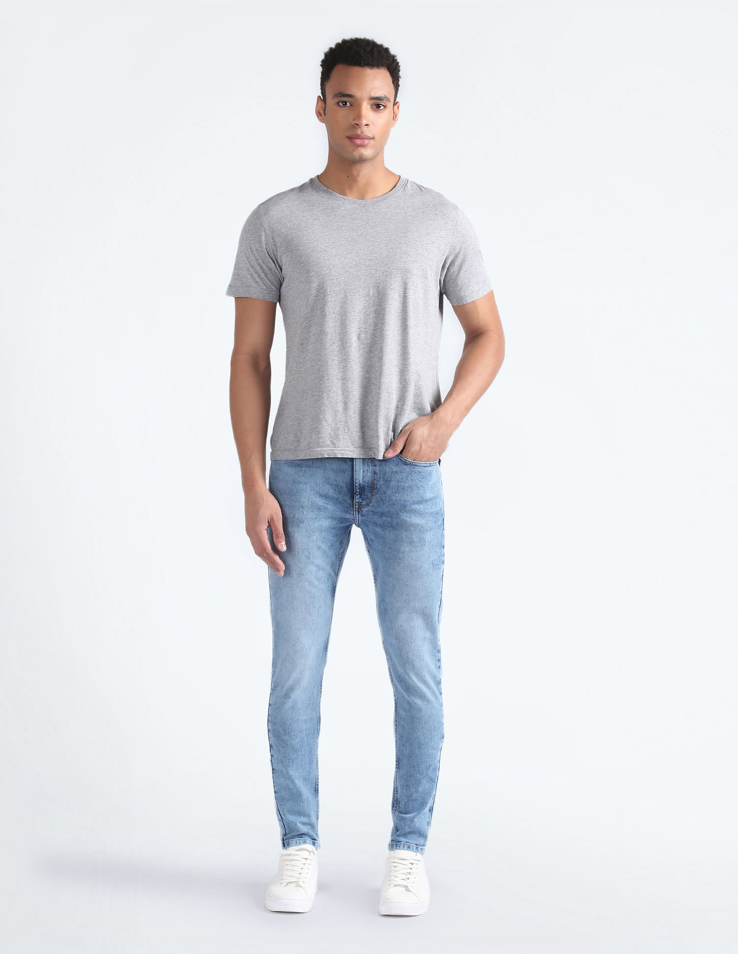 Flying Machine Morrison Skinny Cropped Fit Jeans
