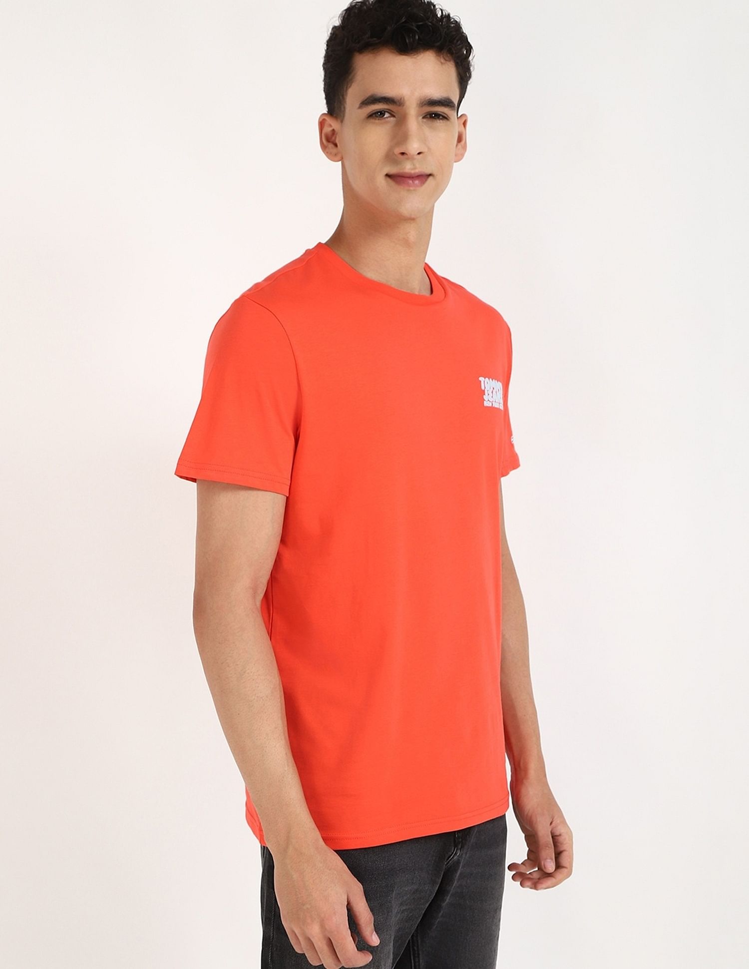 Tommy Hilfiger Printed Slim-Fit Cotton T-Shirt