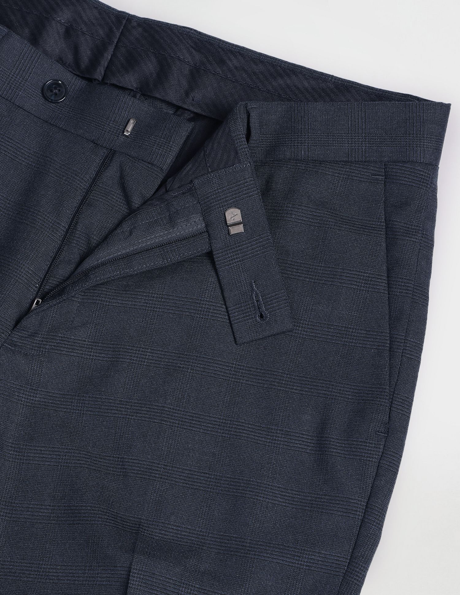 Arrow Dupplin Check Tailored Fit Formal Trouser