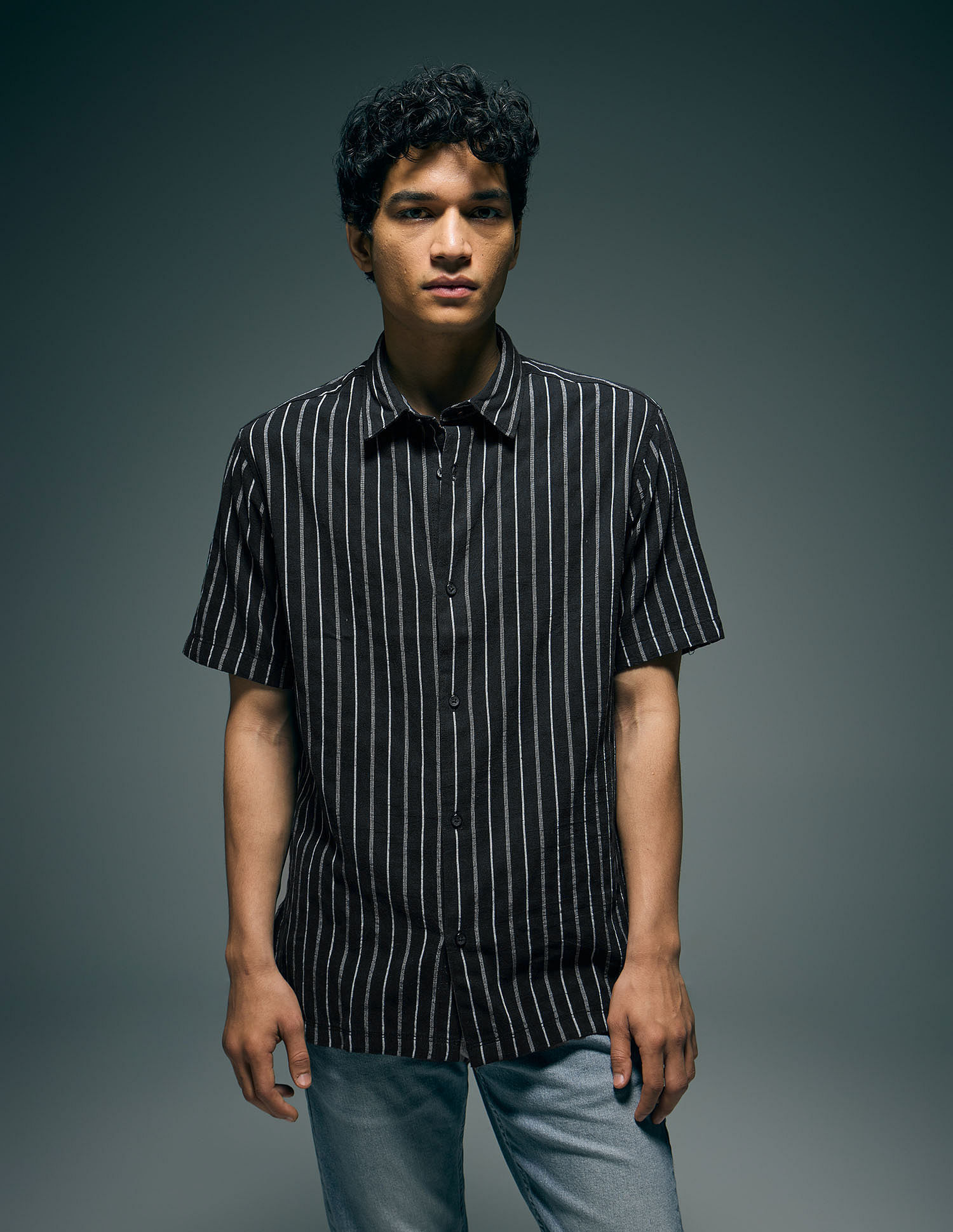 Flying Machine Vertical Striped Original Shirt