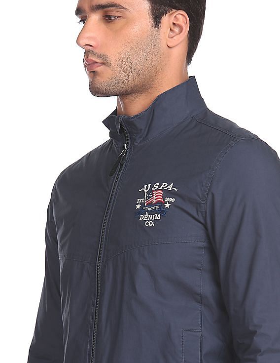 U.S. Polo Assn. Denim Co. Long Sleeve High Neck Jacket