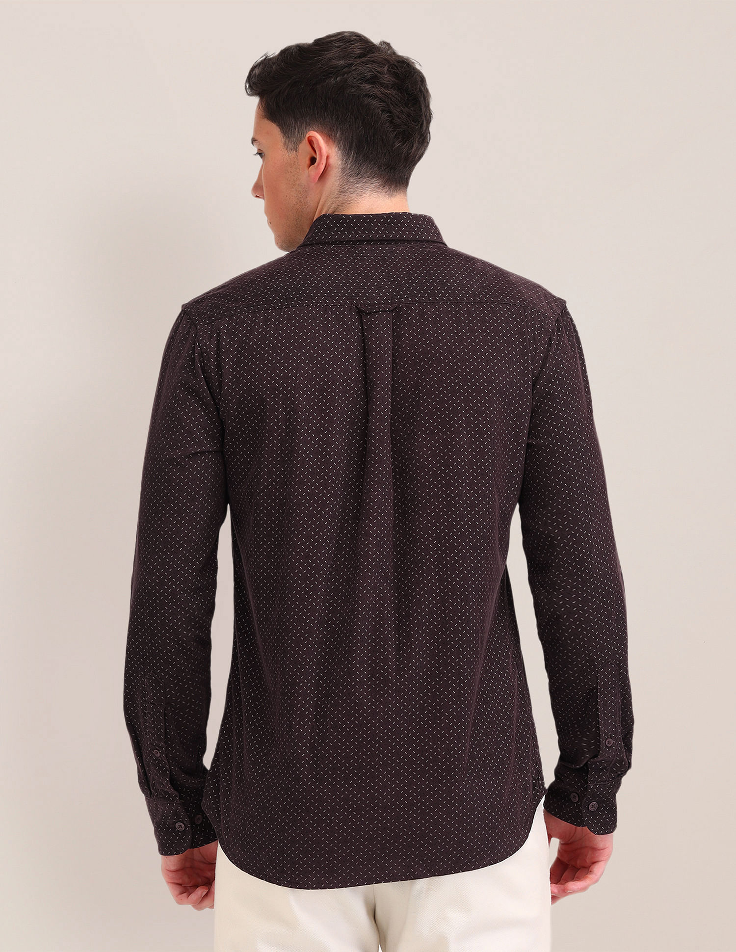 U.S. Polo Assn. All-Over Printed Cotton Shirt