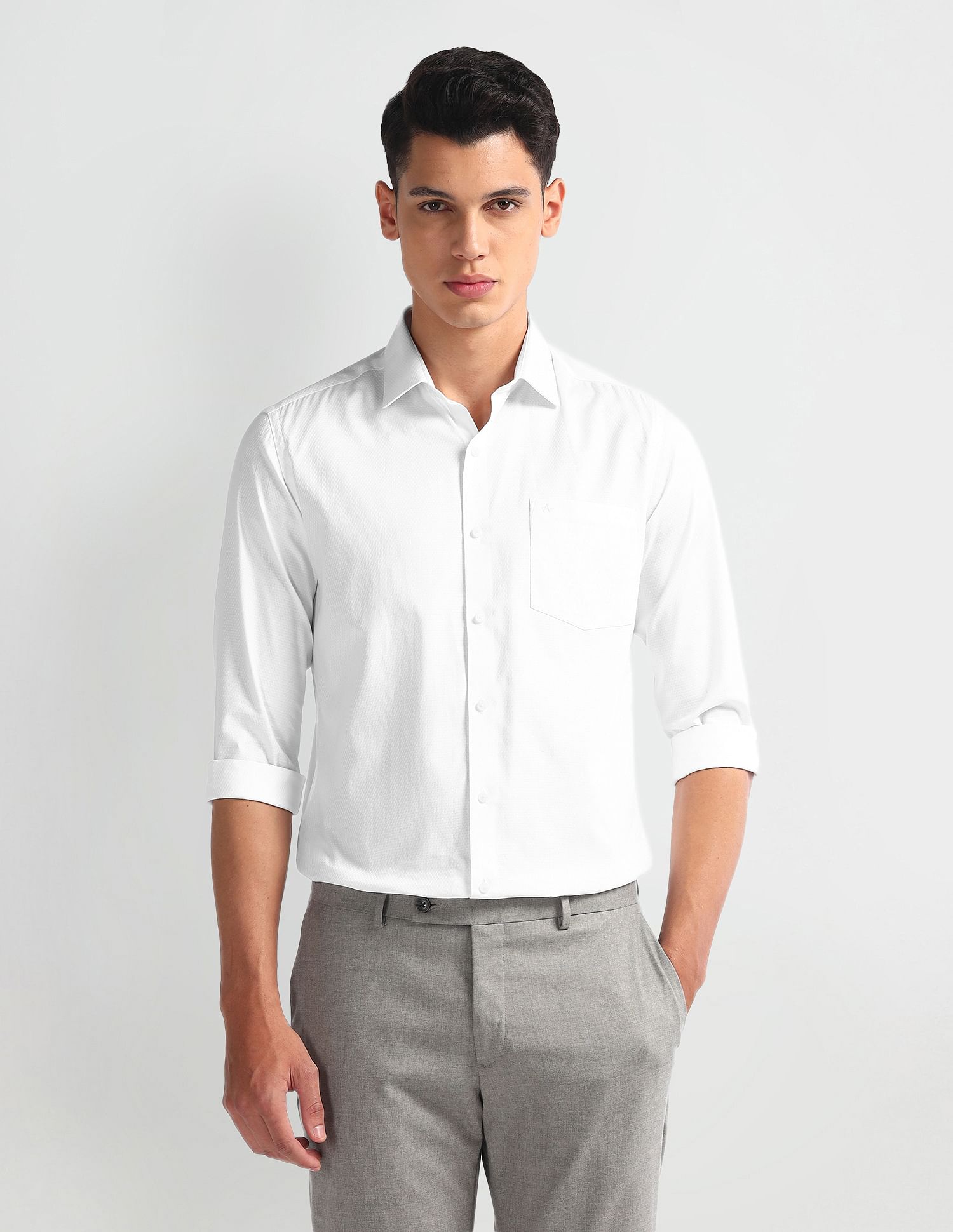Arrow Manhattan Slim Cotton Shirt