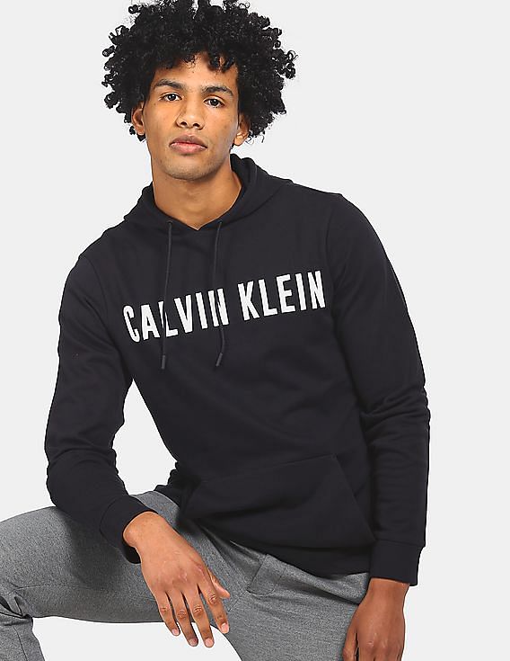 Calvin klein sweatshirt mens black sale