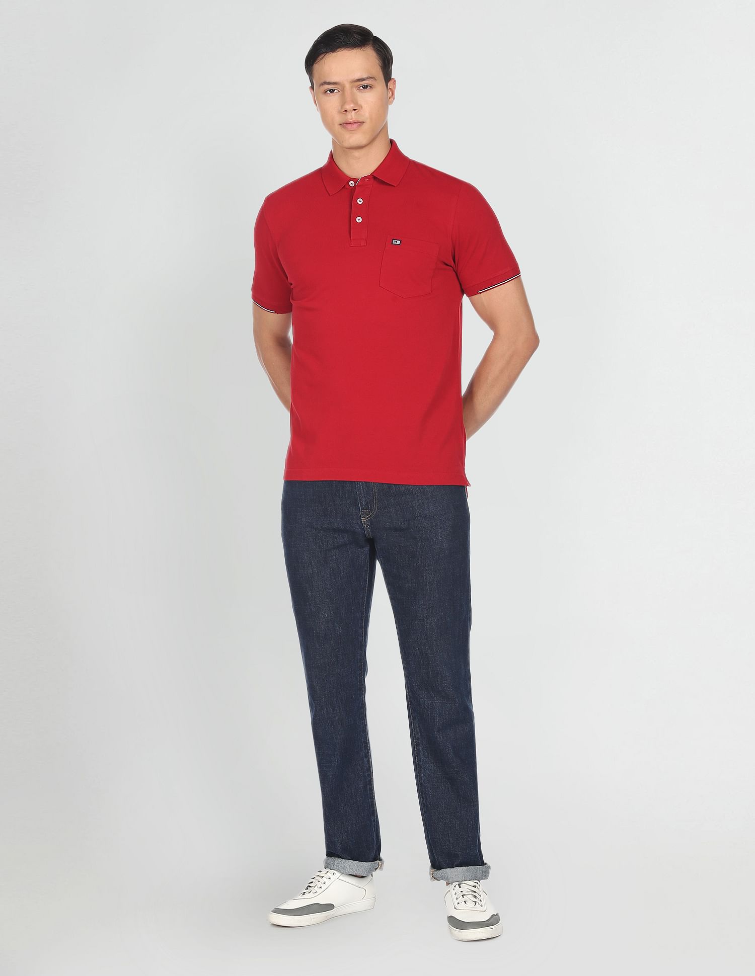 Arrow Sports Pique Polo T-Shirt