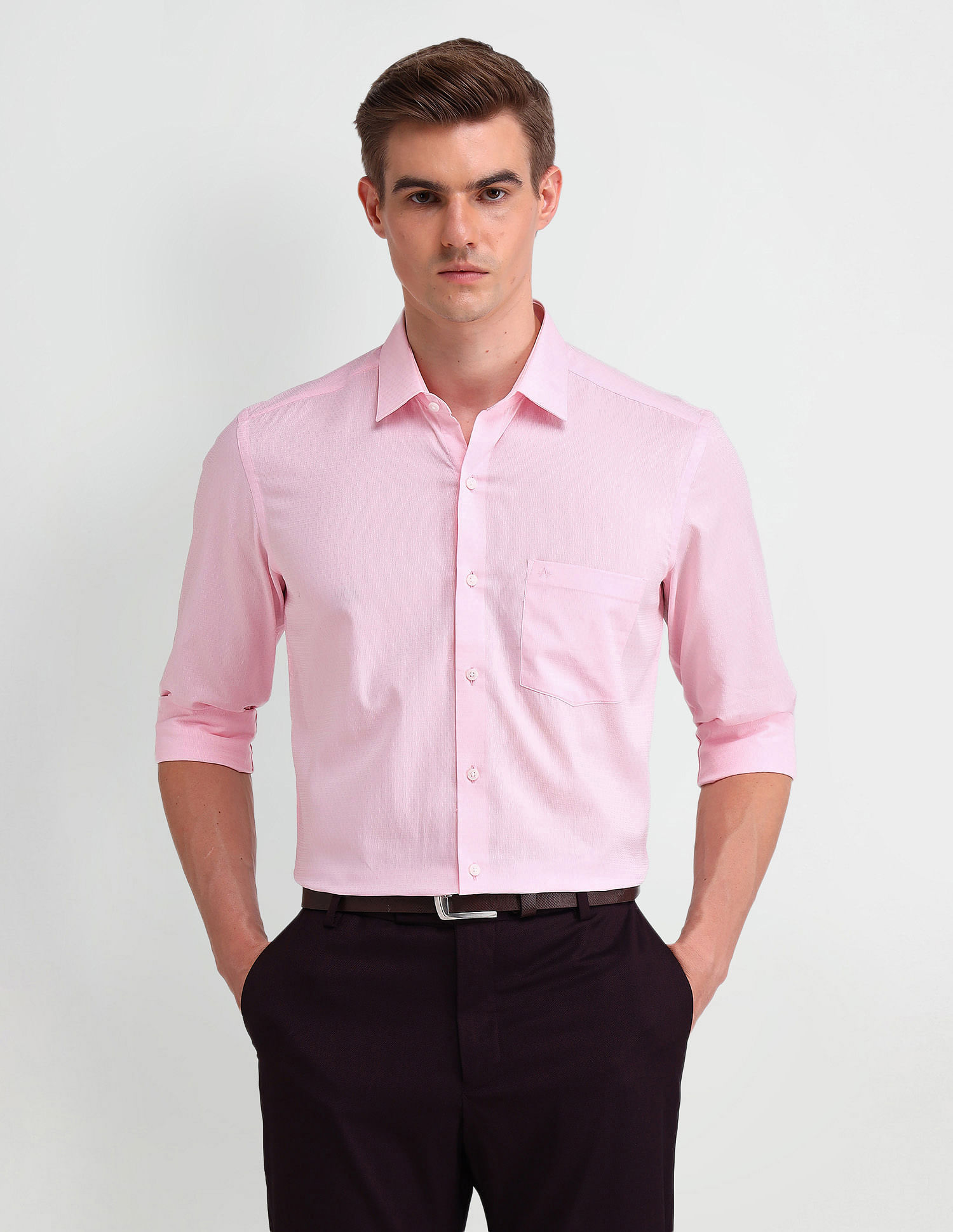 Arrow Brooklyn Fit Textured Shirt