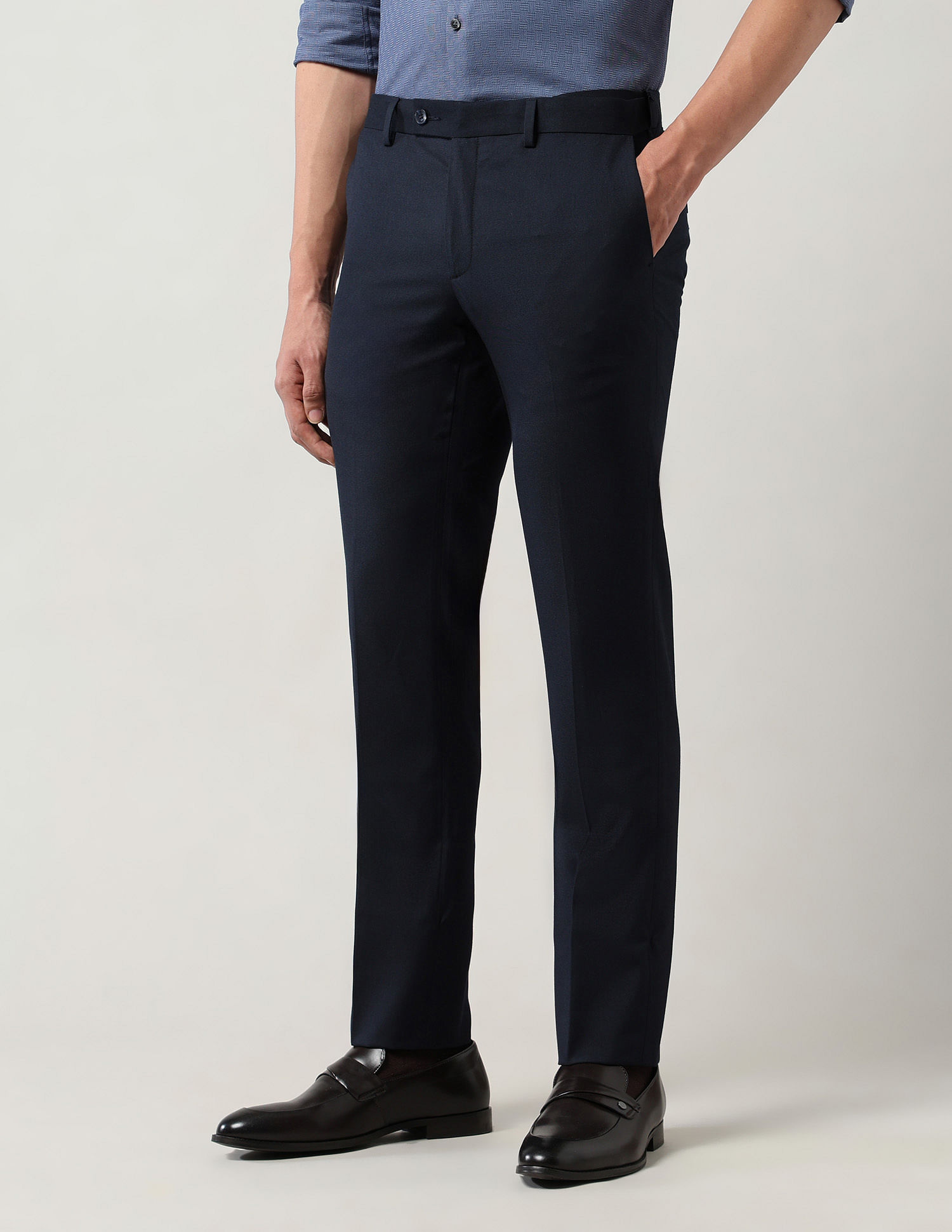 Arrow Regular Fit Twill Trousers