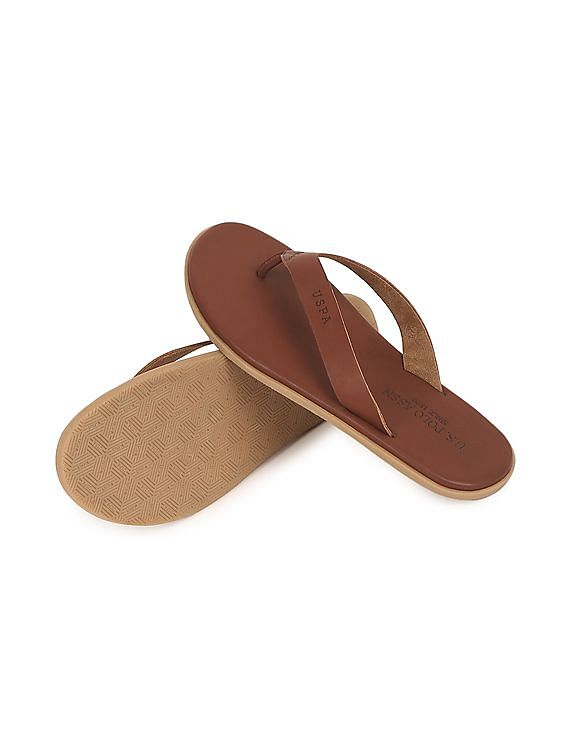 Buy U.S. Polo Assn. V strap Solid Flip Flops NNNOW