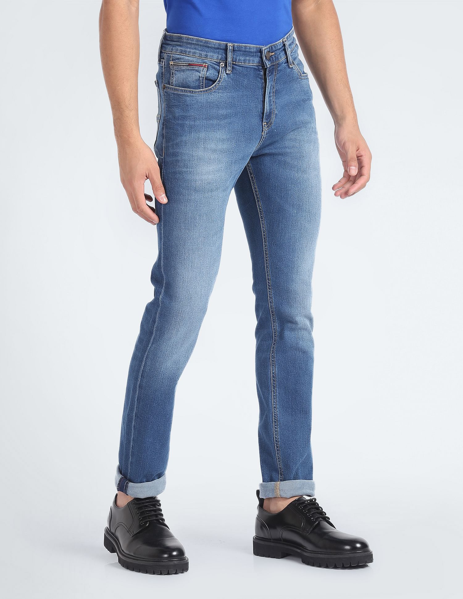 Buy Tommy Hilfiger Ryan Straight Fit Stone Wash Jeans NNNOW