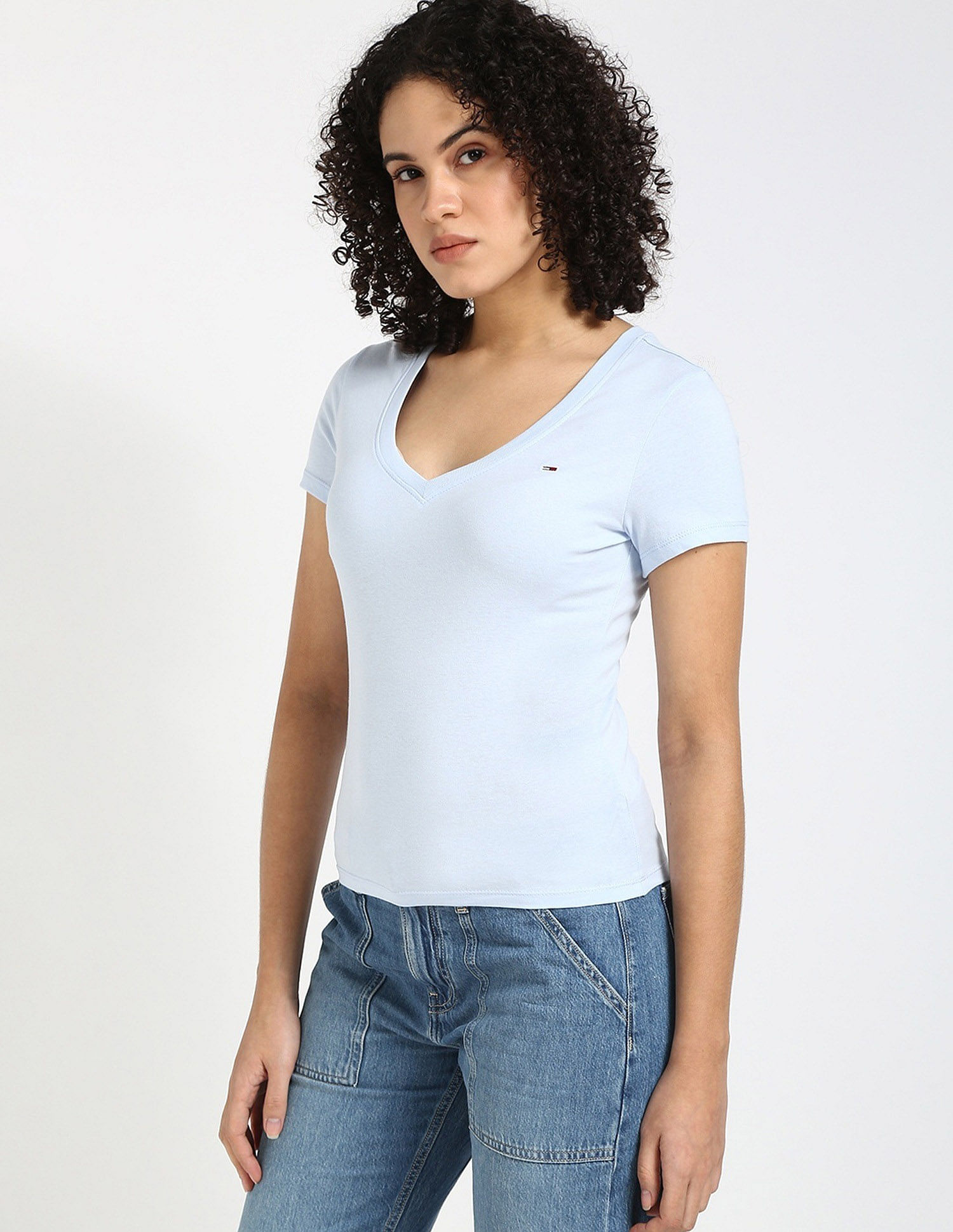 Tommy Hilfiger Solid Slim-Fit Cotton T-Shirt