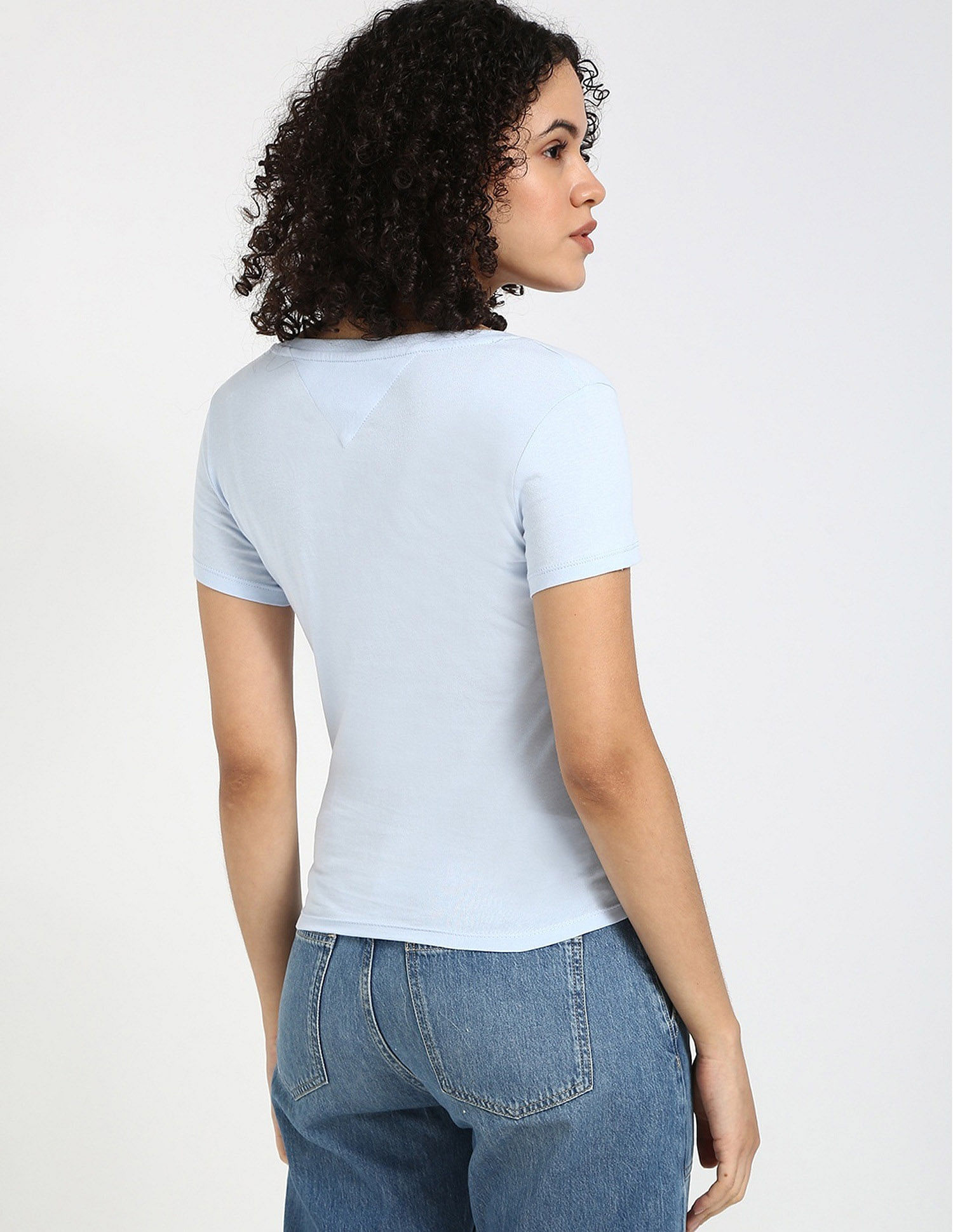 Tommy Hilfiger Solid Slim-Fit Cotton T-Shirt