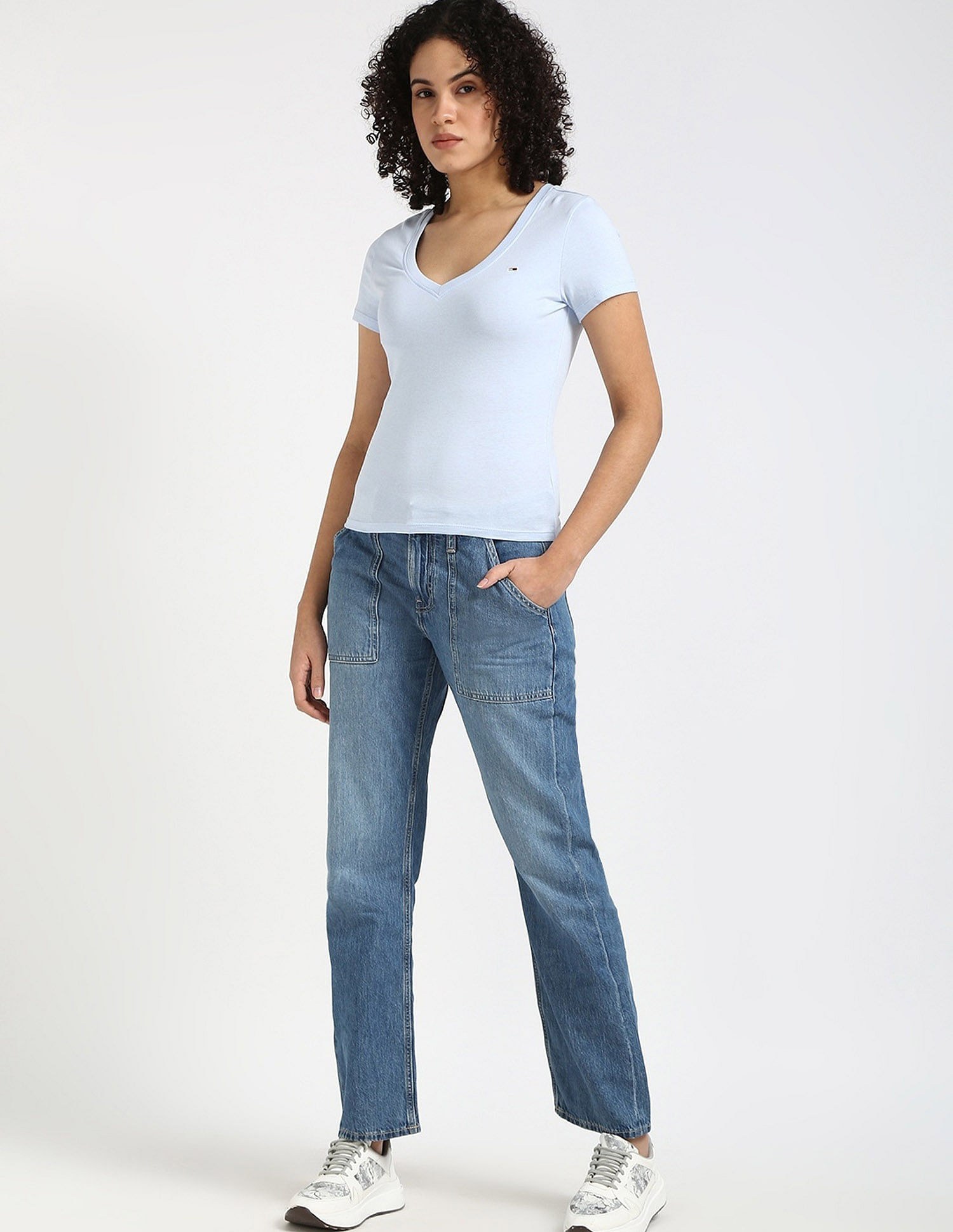 Tommy Hilfiger Solid Slim-Fit Cotton T-Shirt