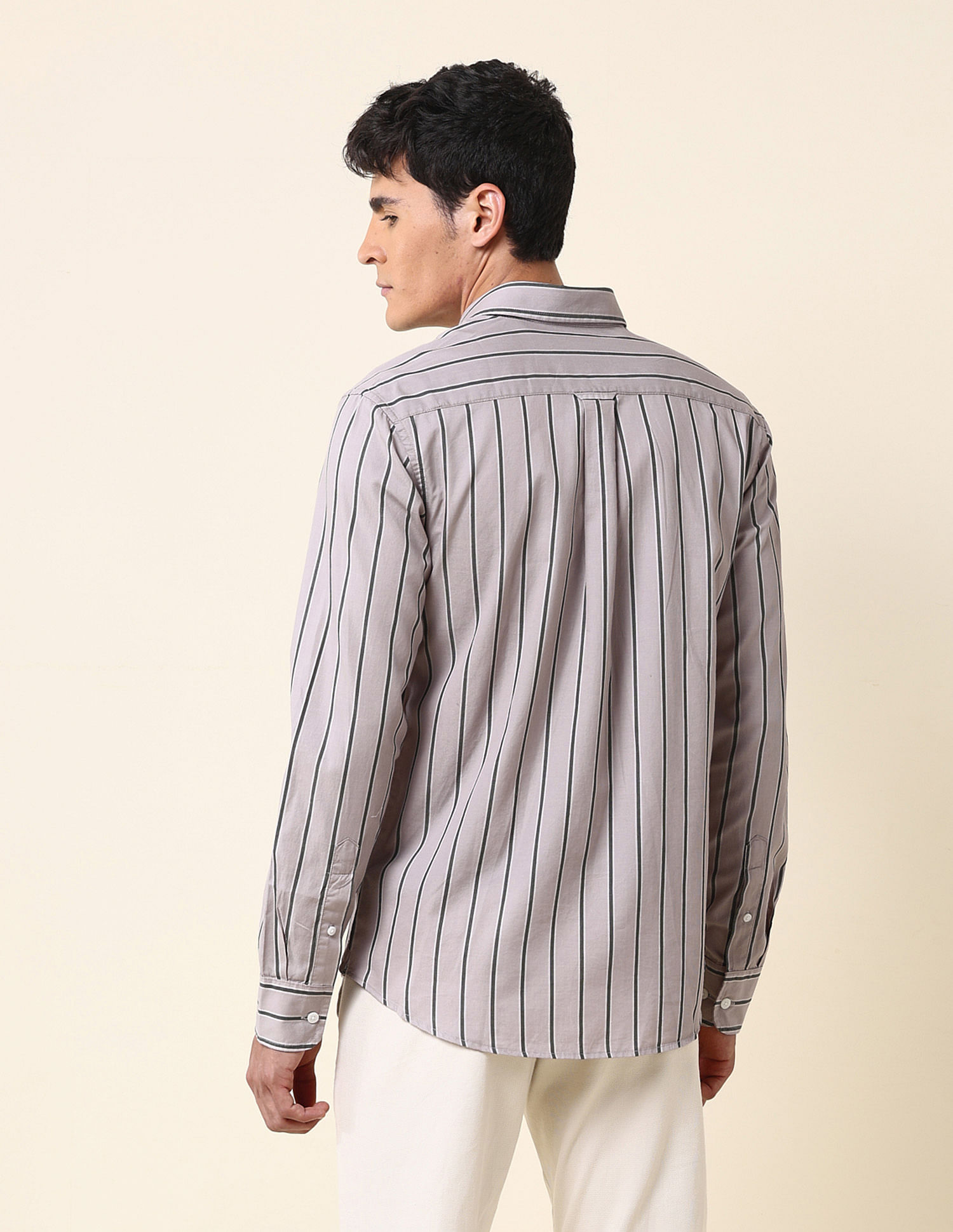 U.S. Polo Assn. Vertical Striped Tailored Fit Shirt