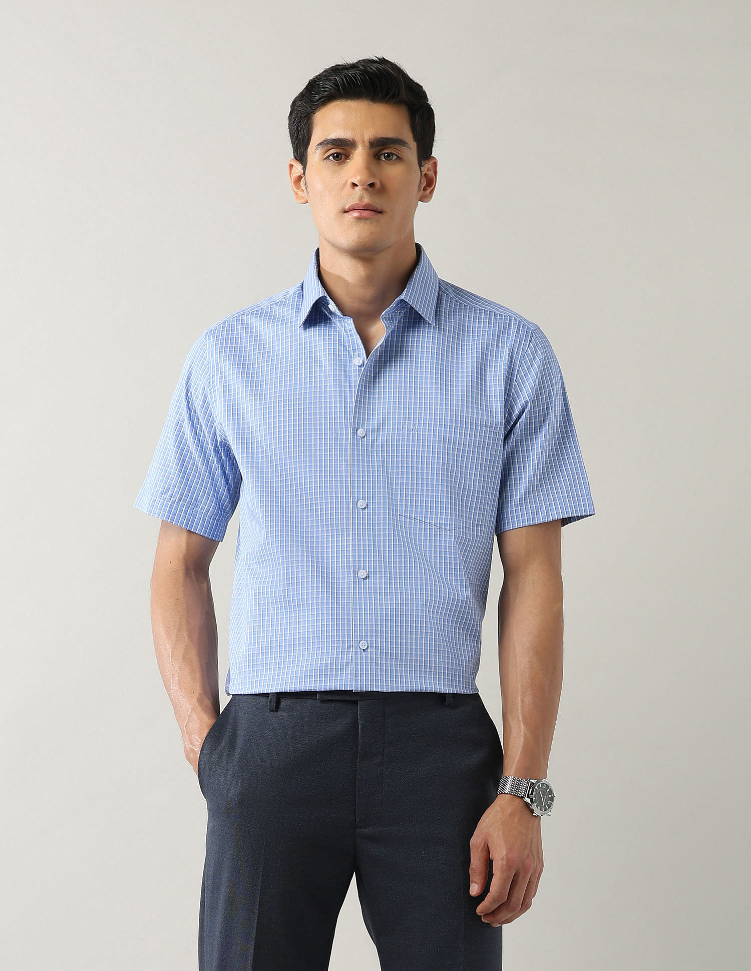 Arrow Graphic Printed Liberty Classic Fit Shirt