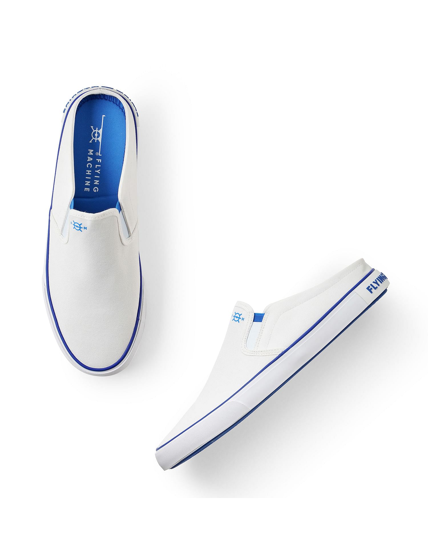 Flying Machine Men Solid Francis Slip On Shoes