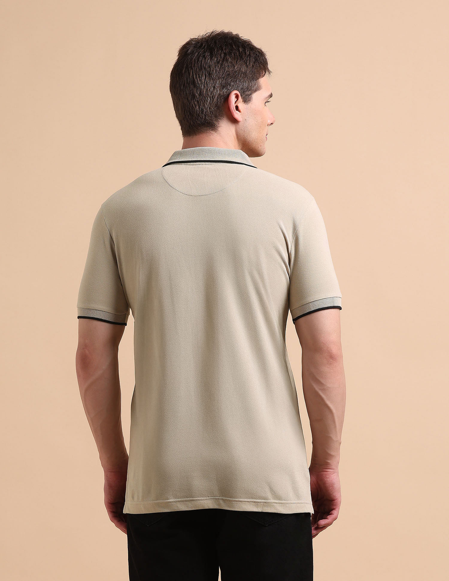 U.S. Polo Assn. Denim Co. Solid Pure Cotton Polo Shirt