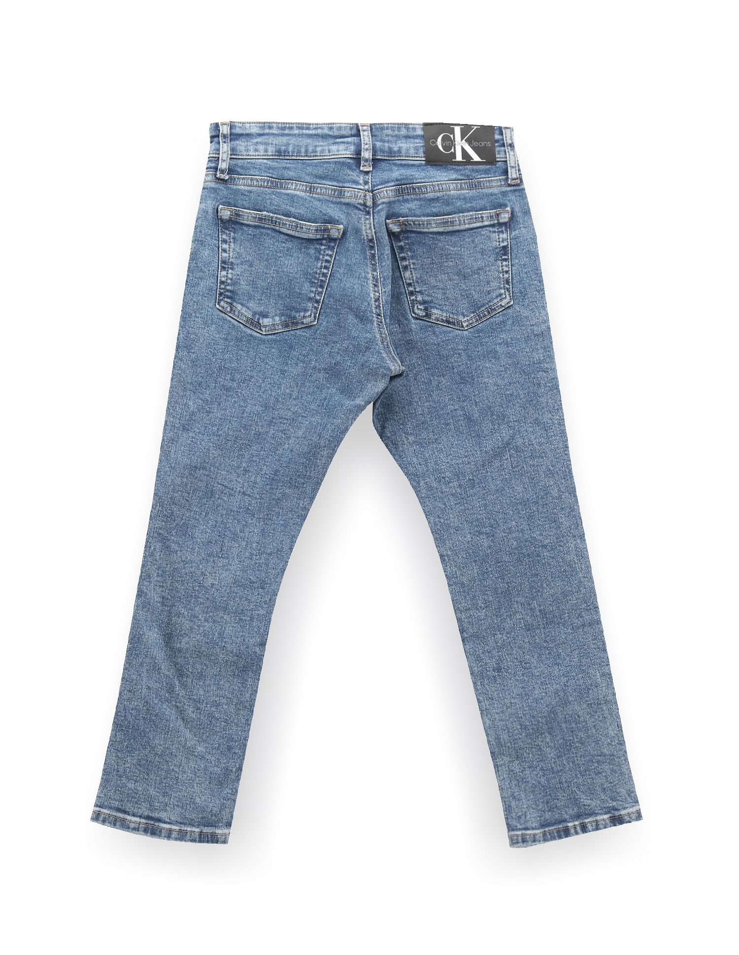 Buy Calvin Klein Jeans Boys Dad Fit Rinsed Jeans NNNOW