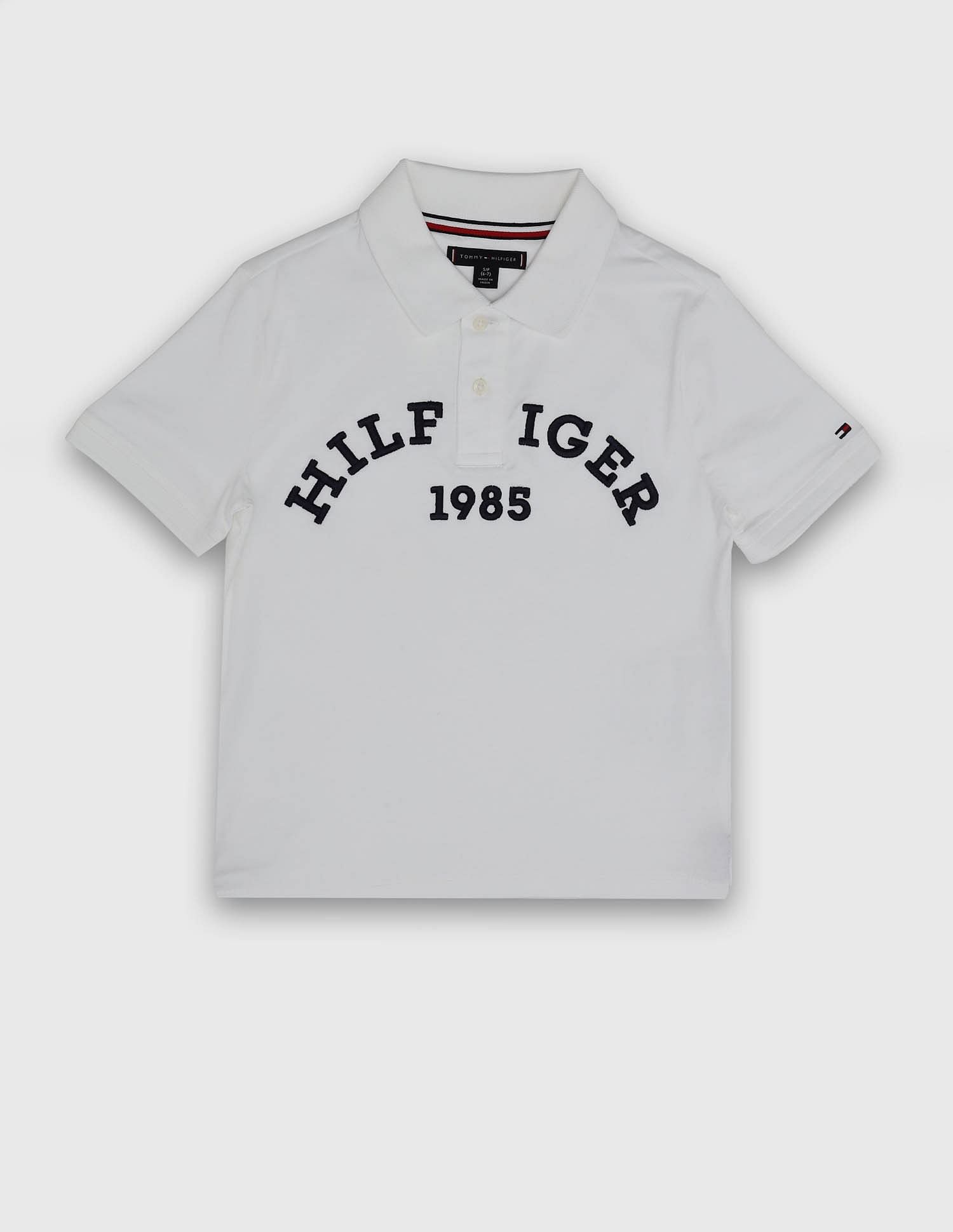 Tommy Hilfiger Kids Boys Printed Regular-Fit Cotton Polo Shirt