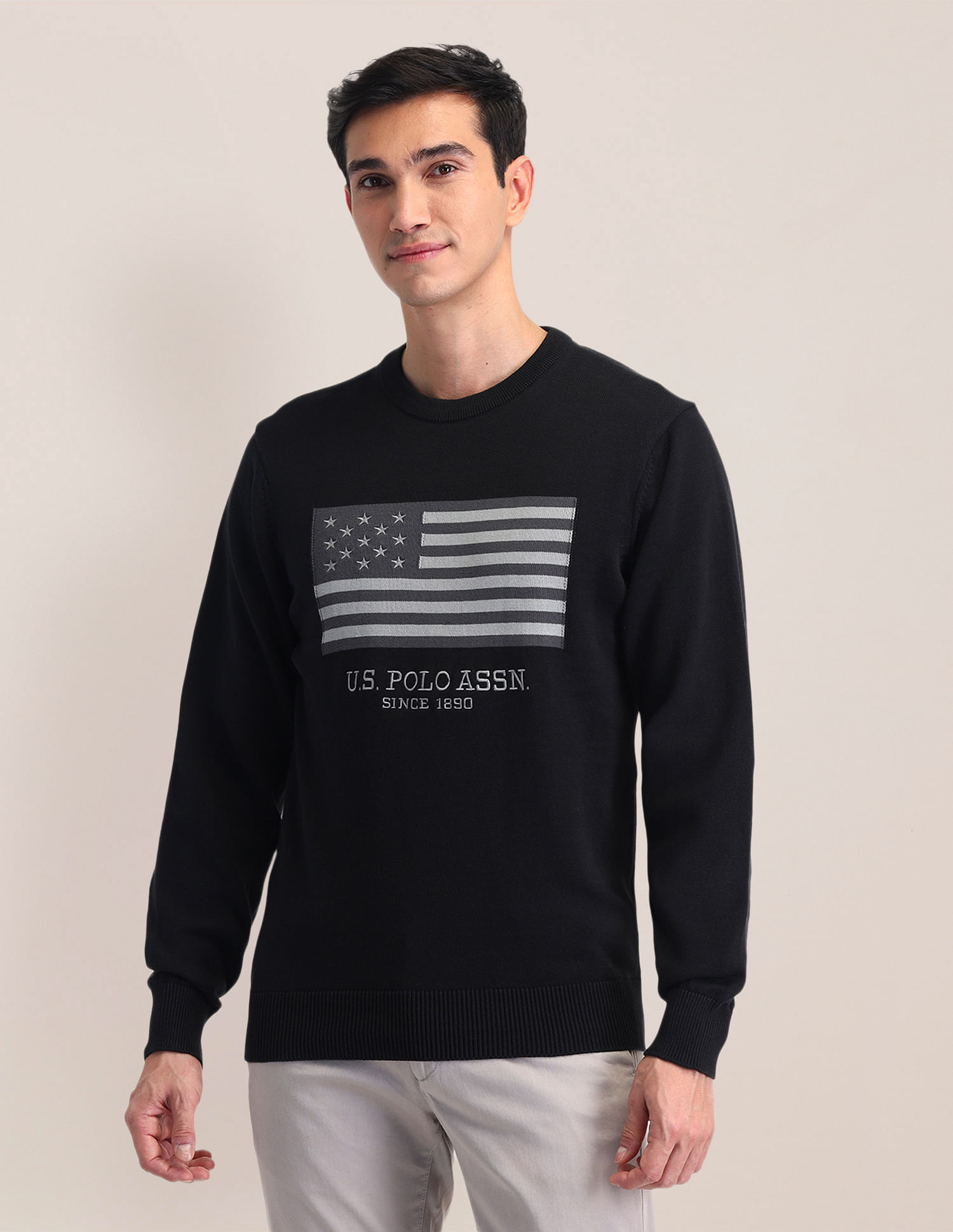 U.S. Polo Assn. Regular Fit Logo Sweater