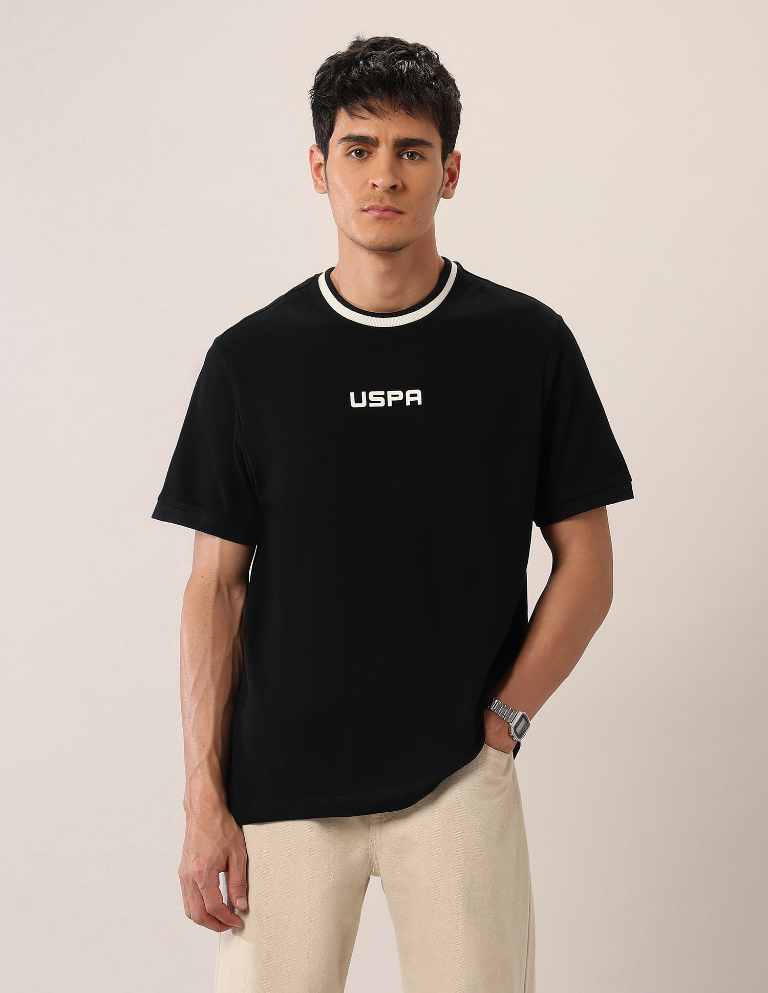 U.S. Polo Assn. Denim Co. Relaxed Fit Pure Cotton T-Shirt