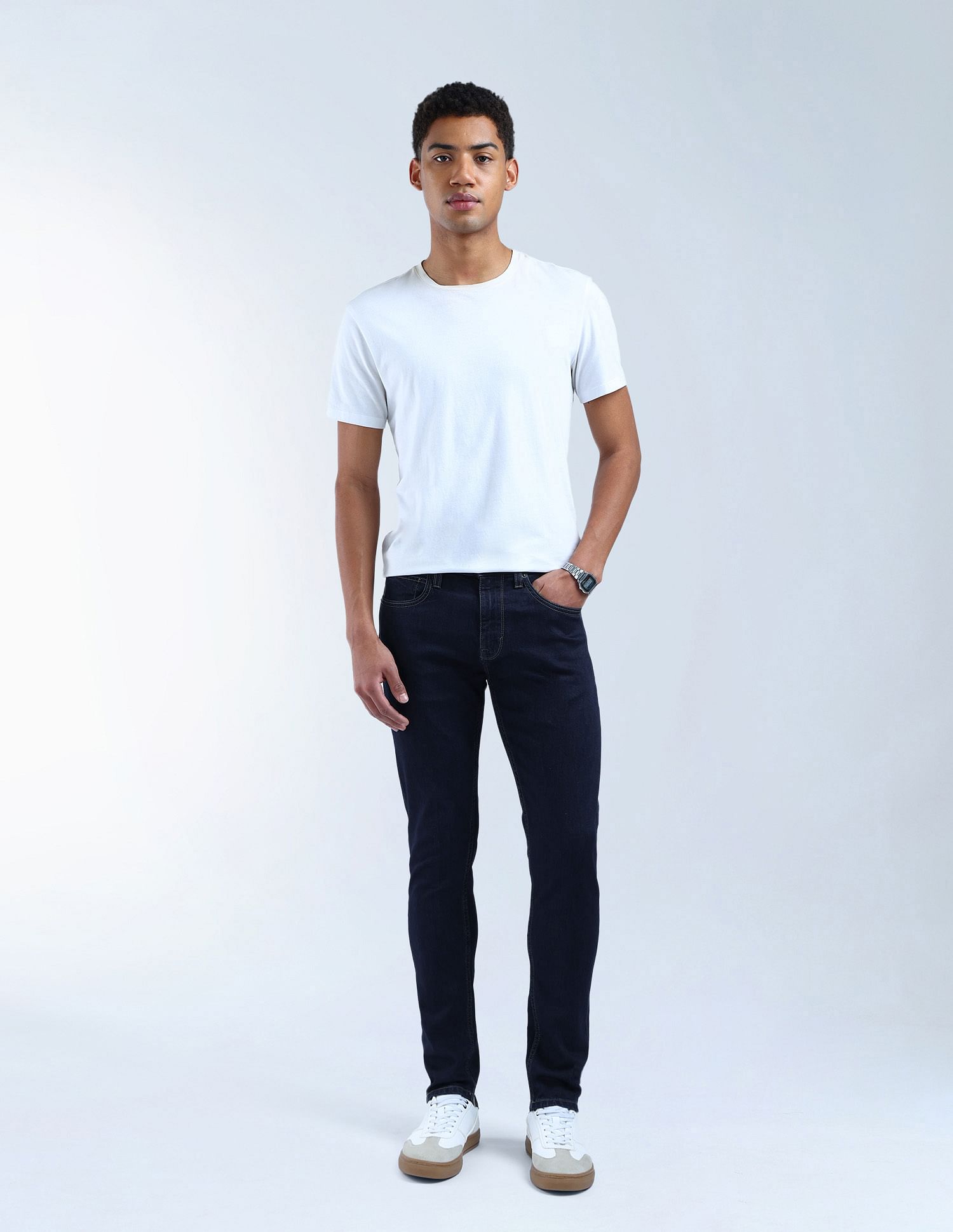 Flying Machine Slash Slim Tapered Fit Mrtf Jeans
