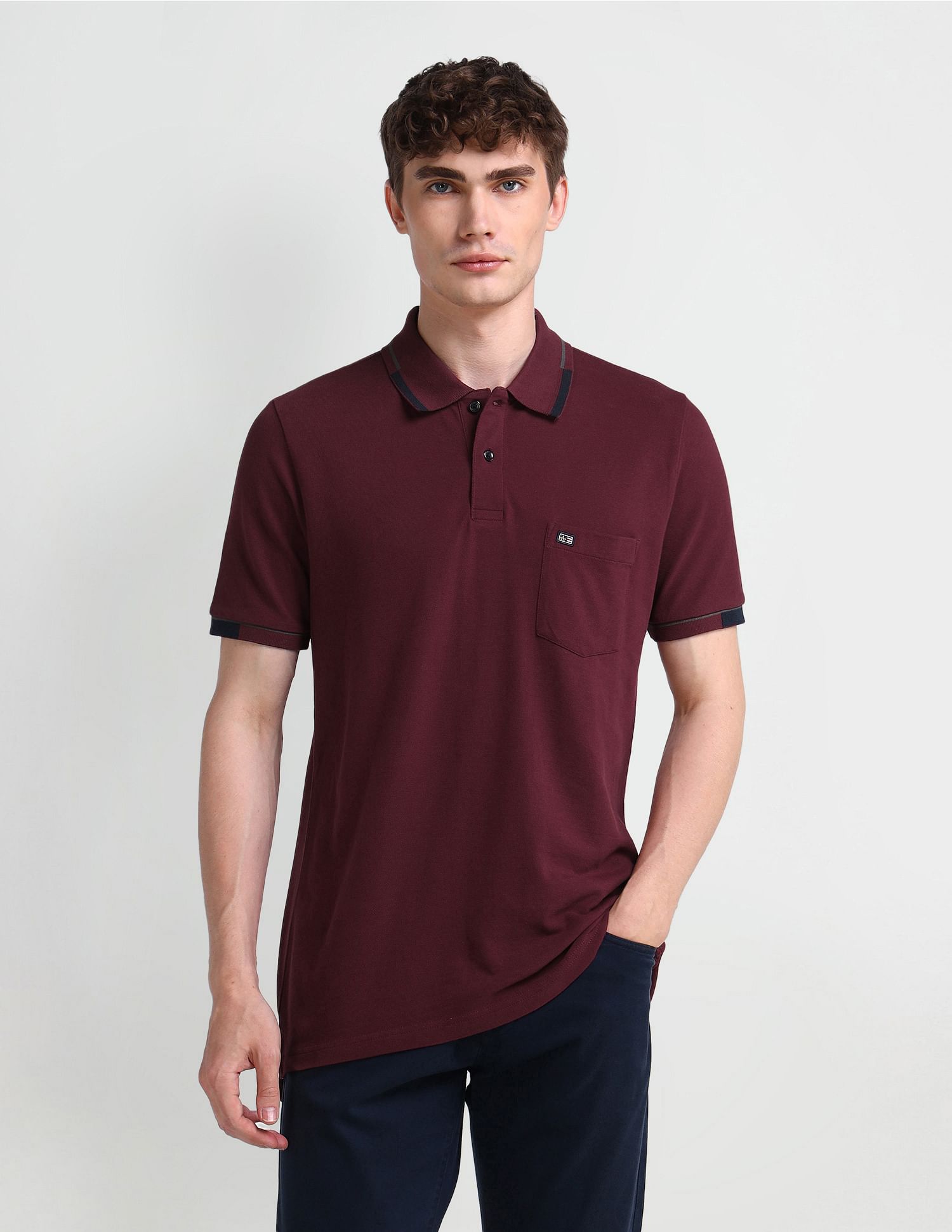 Arrow Sport Solid Regular Polo Shirt