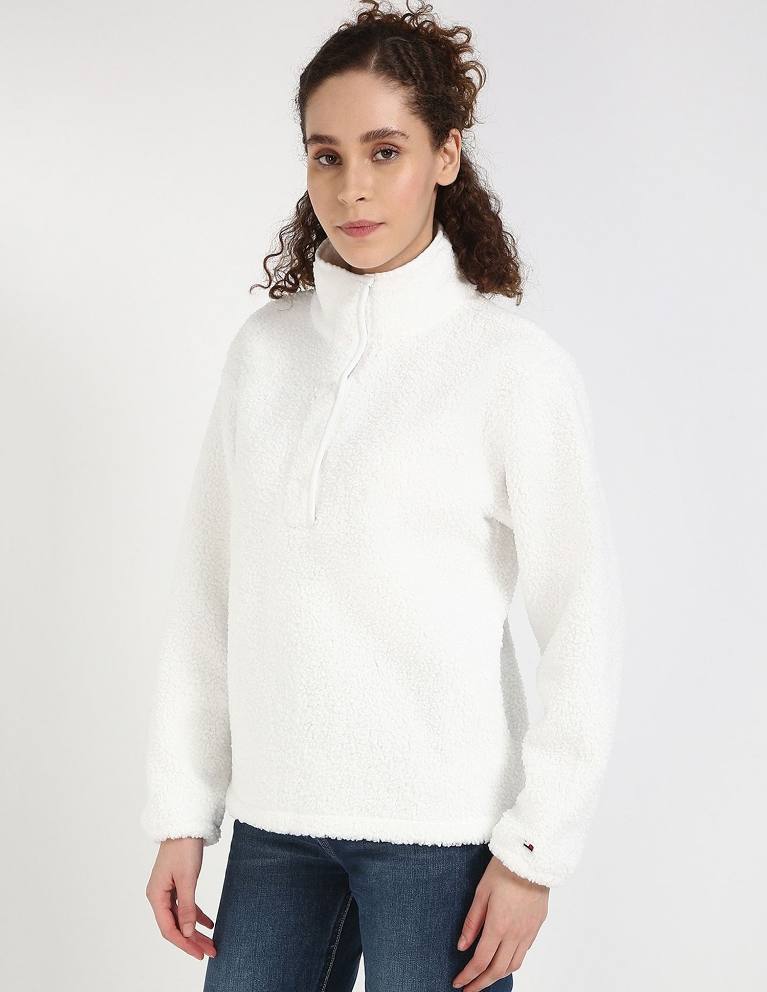 Tommy Hilfiger Regular-Fit Polyester High-Neck Sweatshirt
