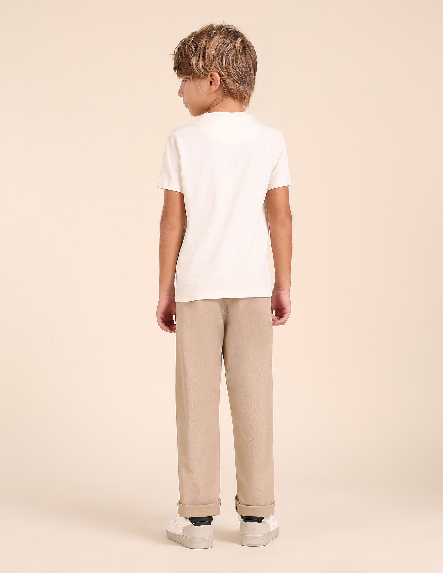 U.S. Polo Assn. Kids Boys Regular Fit Horizontal Striped T-Shirt