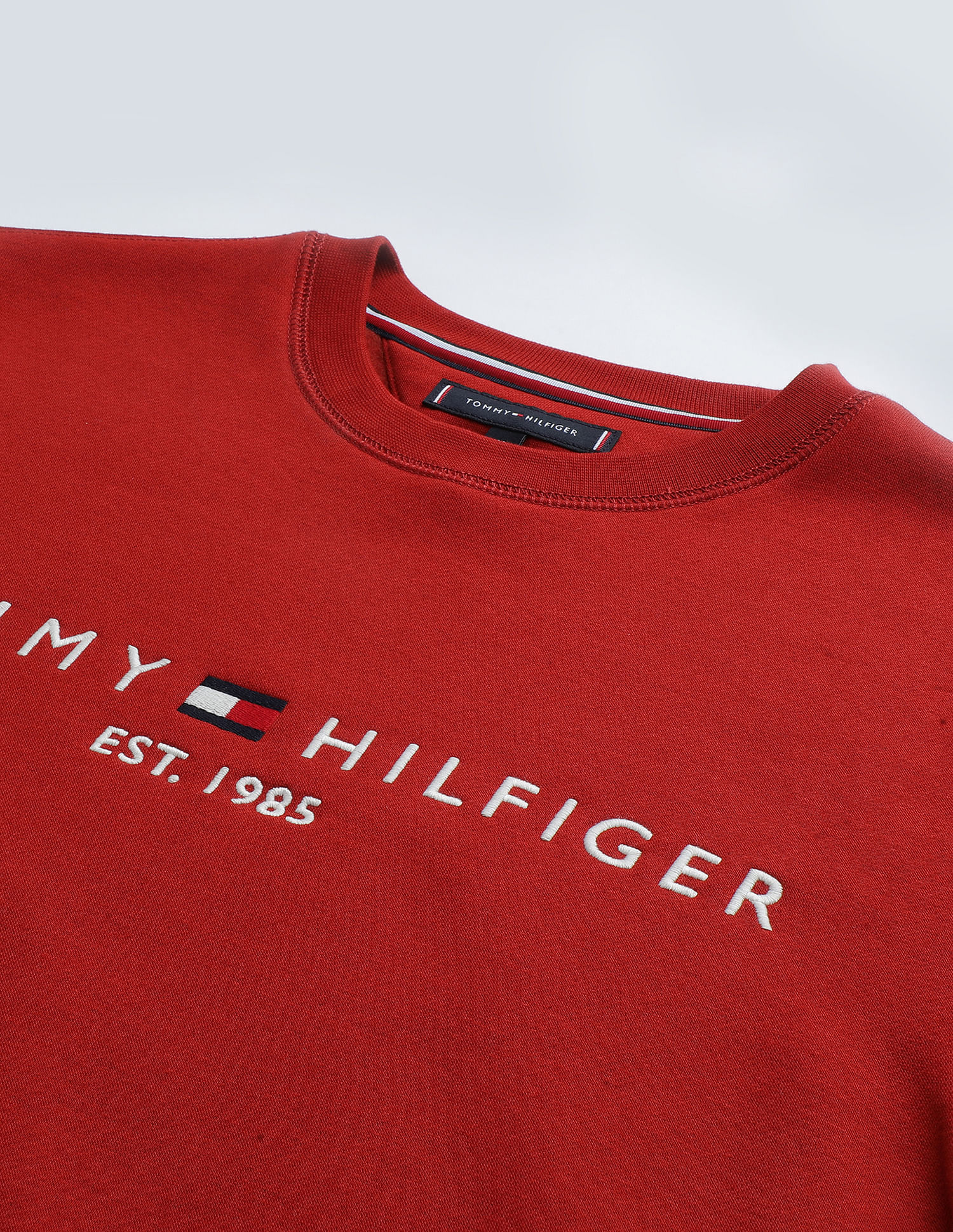Tommy Hilfiger Organic Cotton Embroidered Sweatshirt