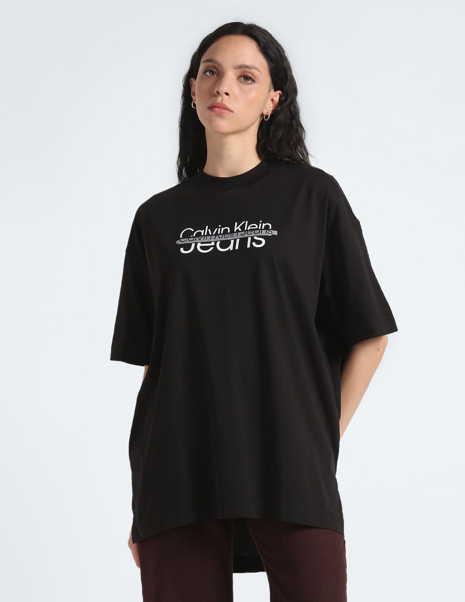 Buy Calvin Klein Jeans Disrupted Logo Oversized T-Shirt
