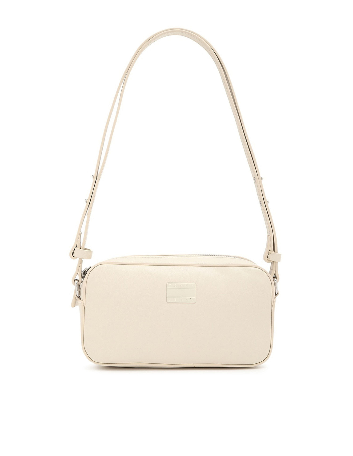Tommy Hilfiger Solid Beige Pu Sling Bag