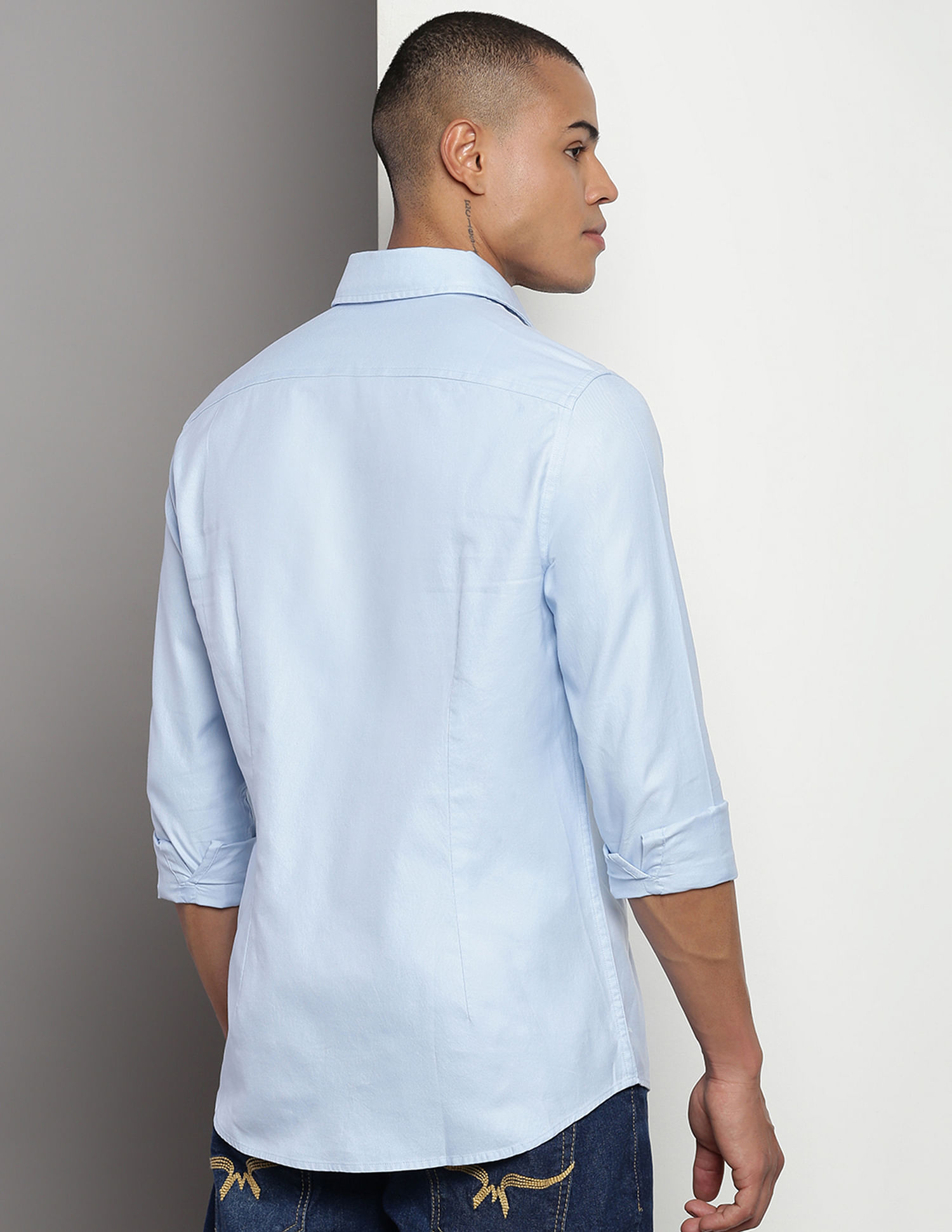 Calvin Klein Embossed Monogram Slim Fit Shirt