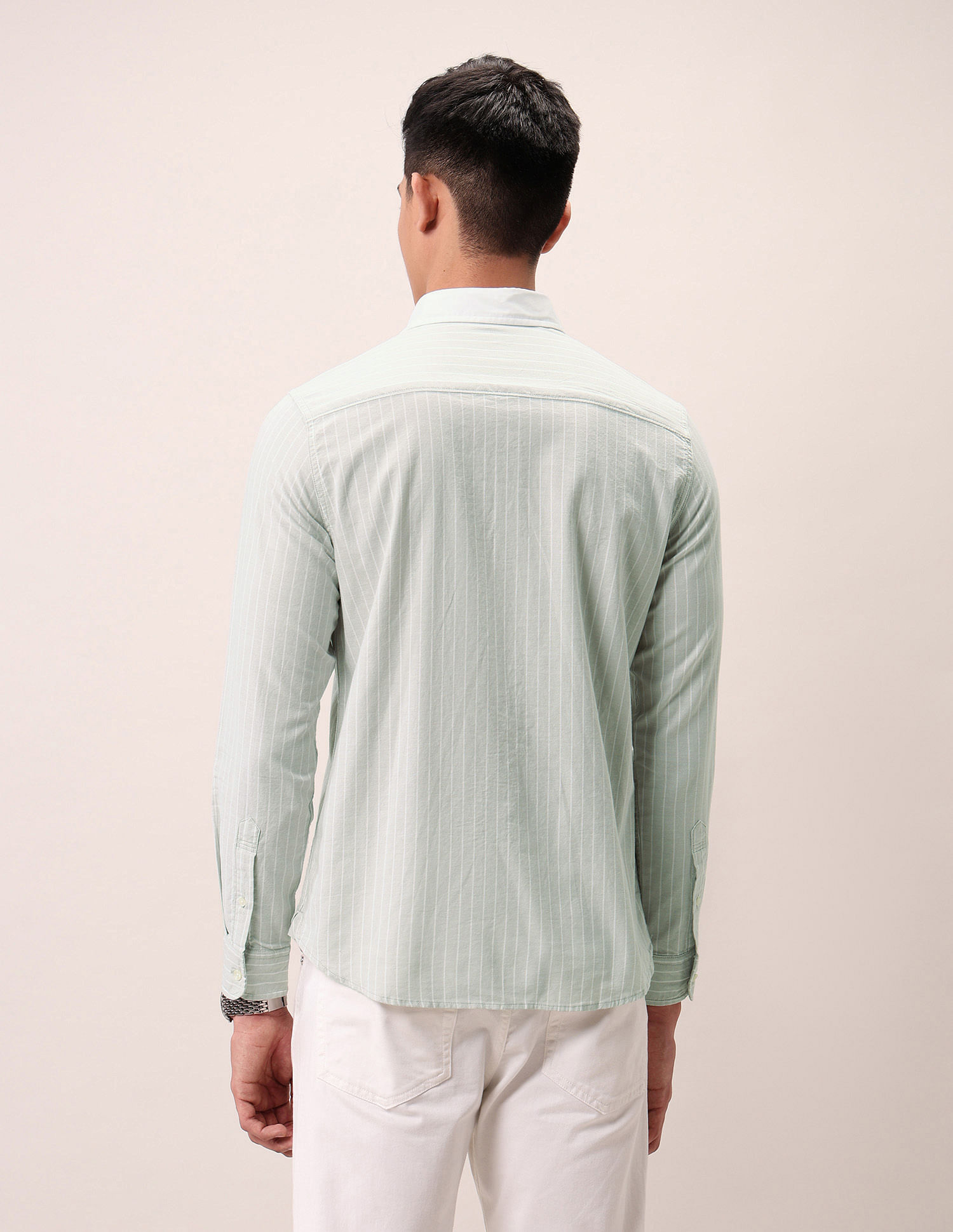 U.S. Polo Assn. Denim Co. Vertical Striped Pure Cotton Shirt