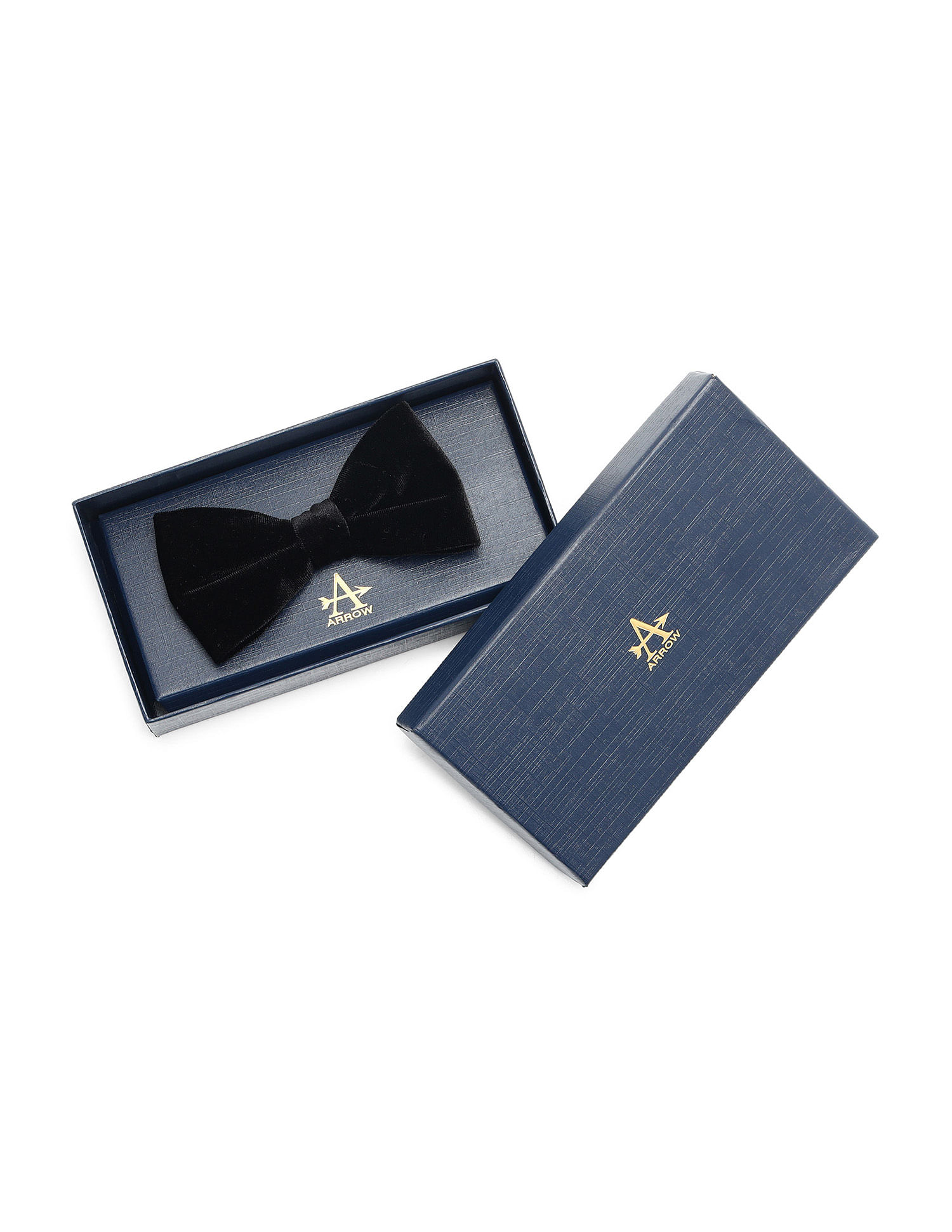 Arrow Men Pre Tied Velvet Bow Tie