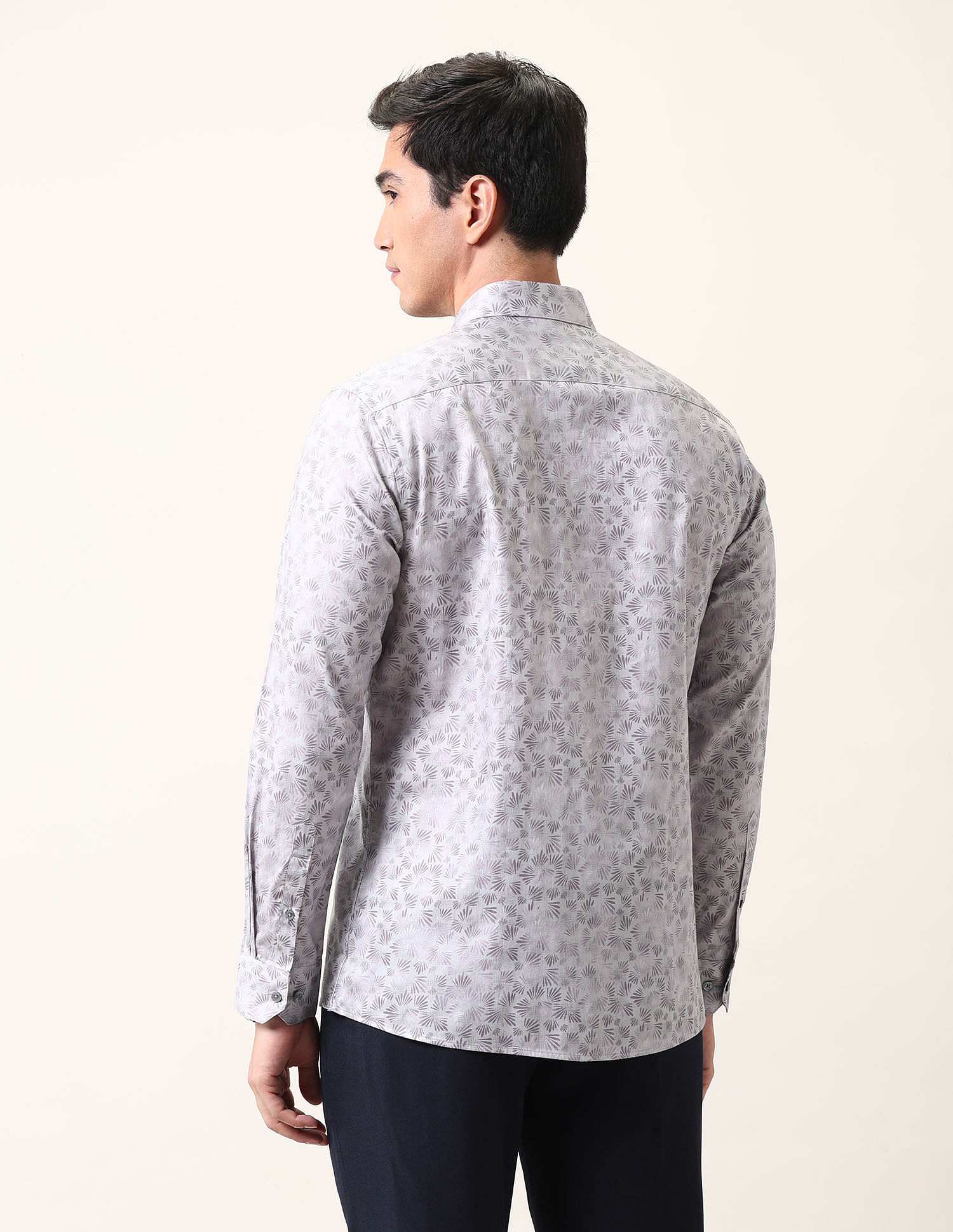 Arrow Liberty Classic Fit All Over Printed Ceremonial Shirt