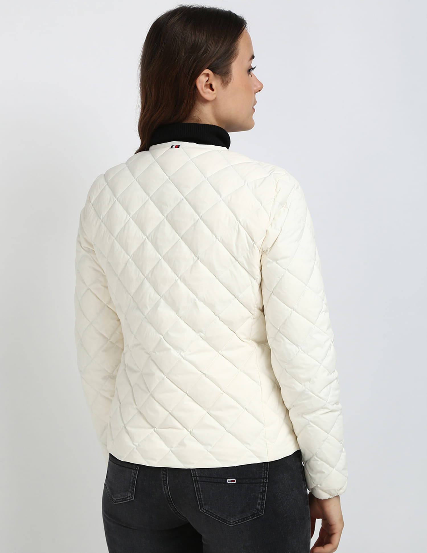 Buy Tommy Hilfiger Down Quilted Collarless Jacket - NNNOW.com