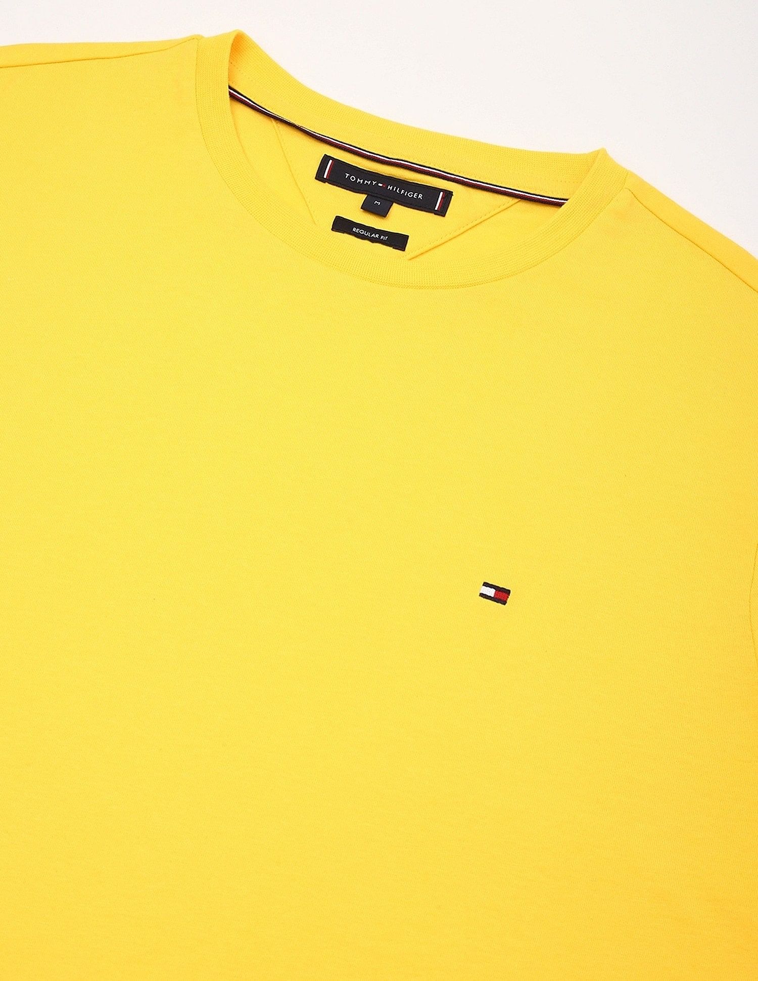 Tommy Hilfiger Solid Regular-Fit Cotton T-Shirt