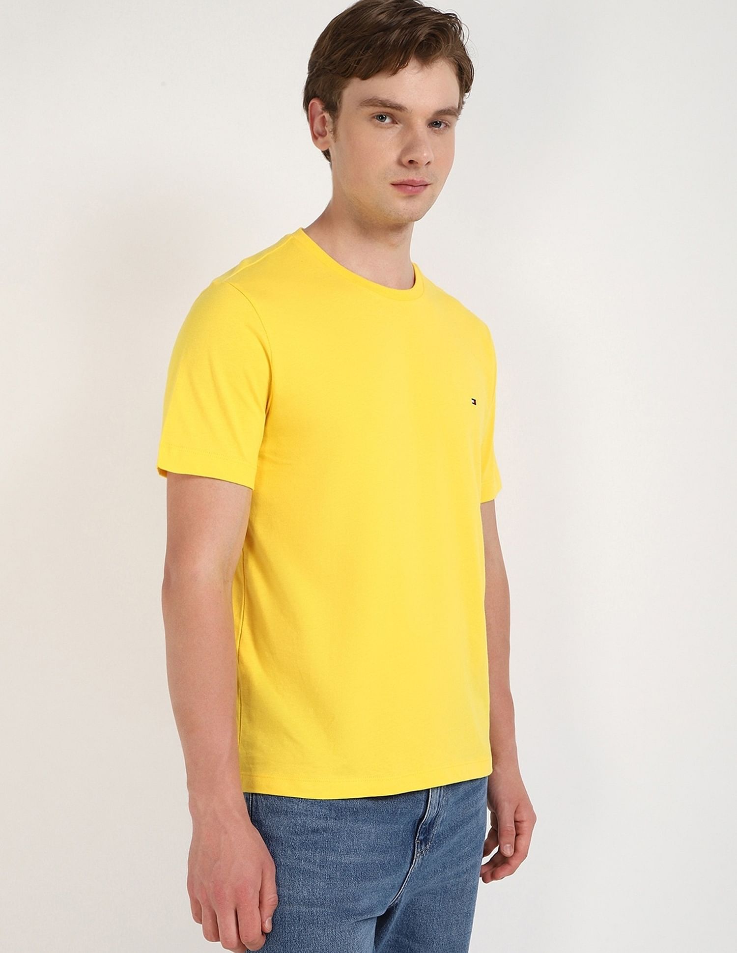 Tommy Hilfiger Solid Regular-Fit Cotton T-Shirt