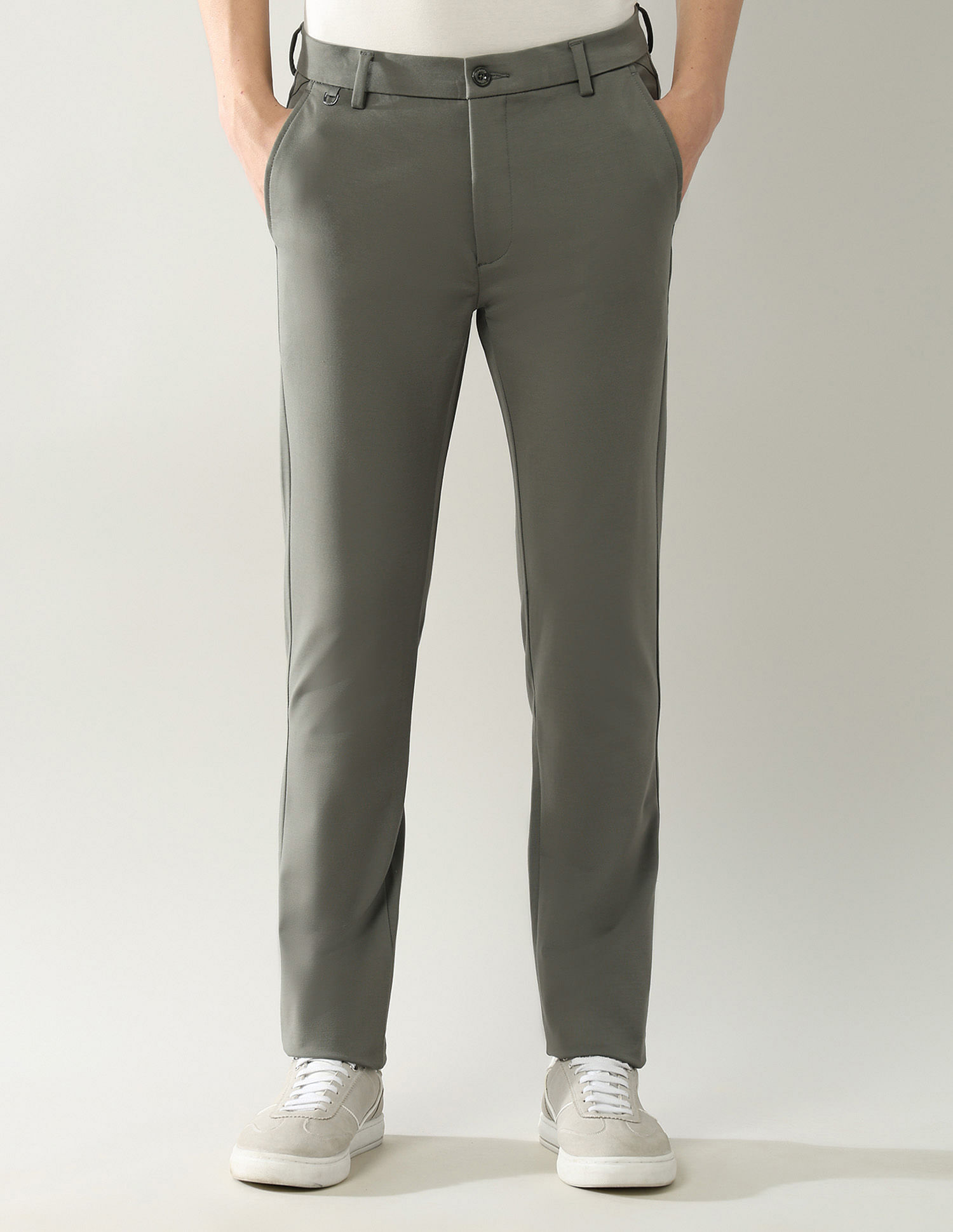 Arrow Sport Slim Fit Knitted Autoflex Trousers