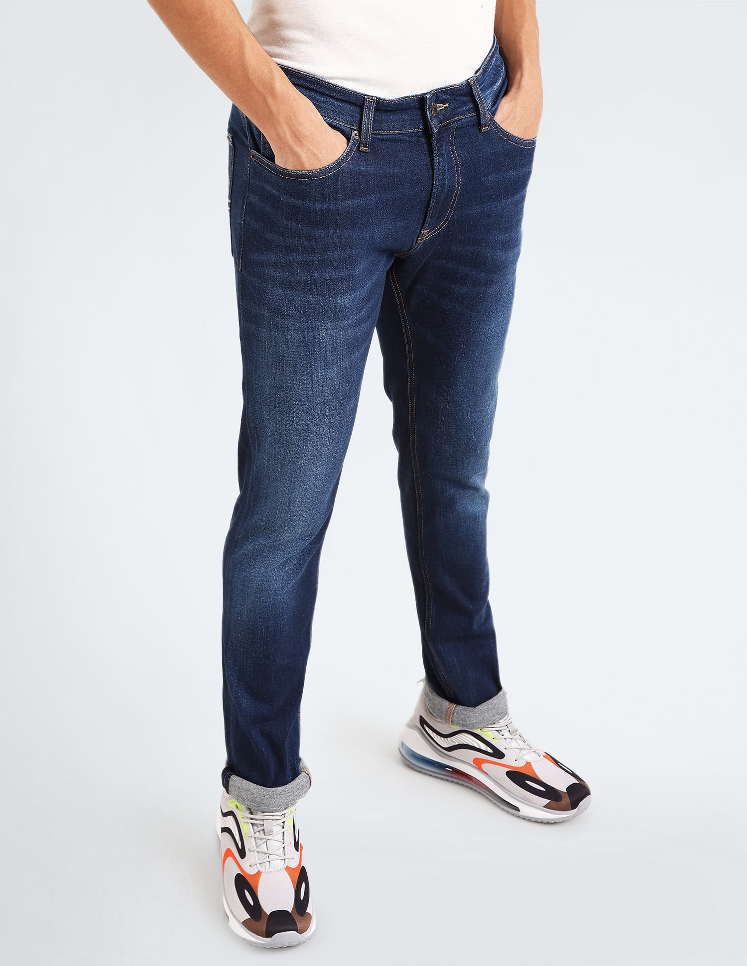 Buy Tommy Hilfiger Recycled Cotton Scanton Slim Tapered Jeans | Stretchjeans
